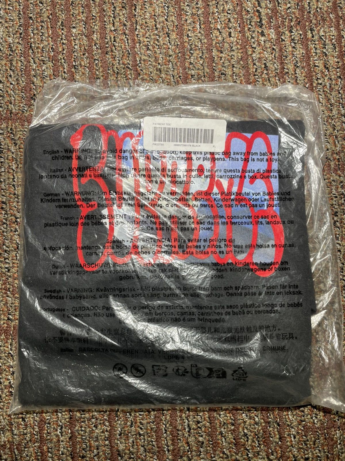 Supreme Supreme Payment Tee (X-Large) Size US XL / EU 56 / 4 - 2 Thumbnail