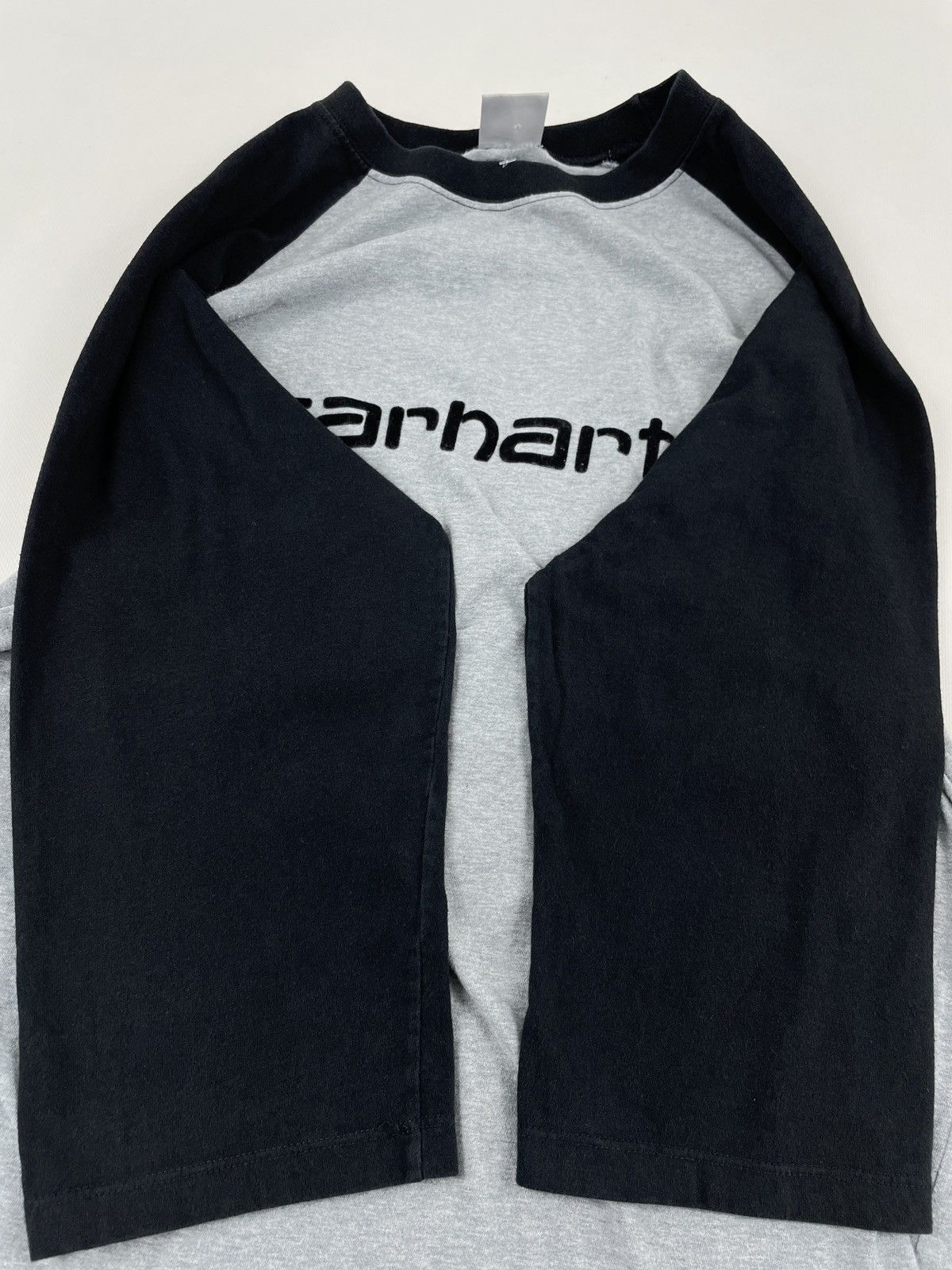Carhartt × Carhartt Wip Vintage Big Logo Athletic Script Heather 3/4 Sleeve Top Gray T-Shirt Size US S / EU 44-46 / 1 - 16 Thumbnail