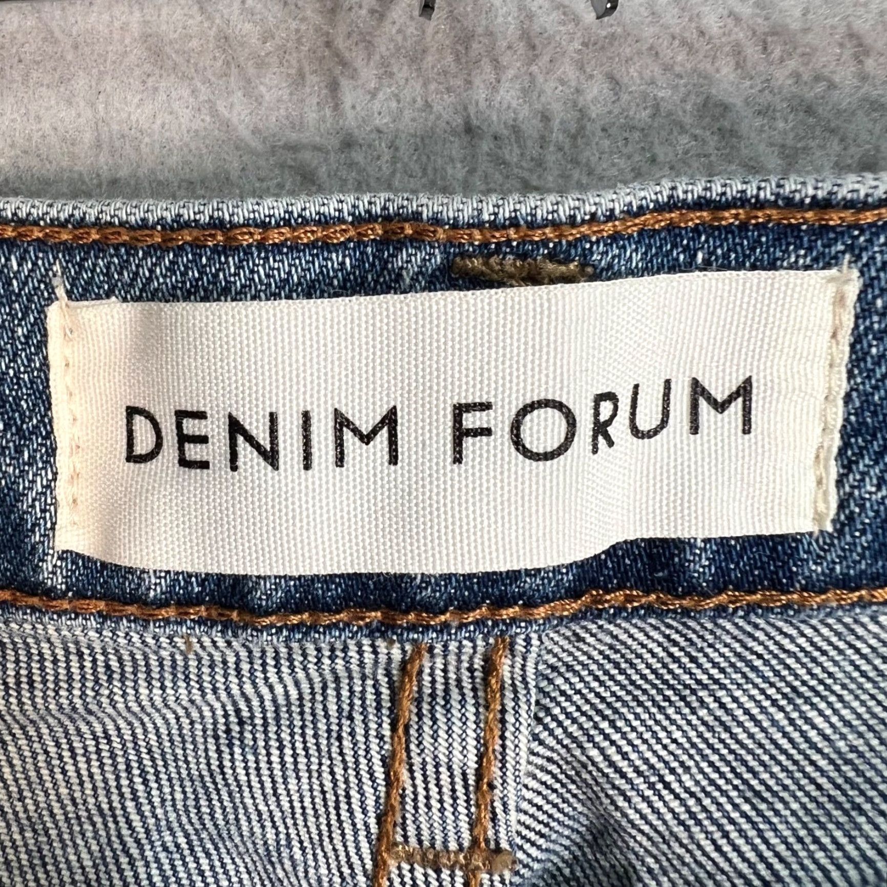 Vintage Denim Forum Womens Jeans 29 Arlo High Rise Straight Medium Wash 100% Cotton Size 29" - 3 Thumbnail