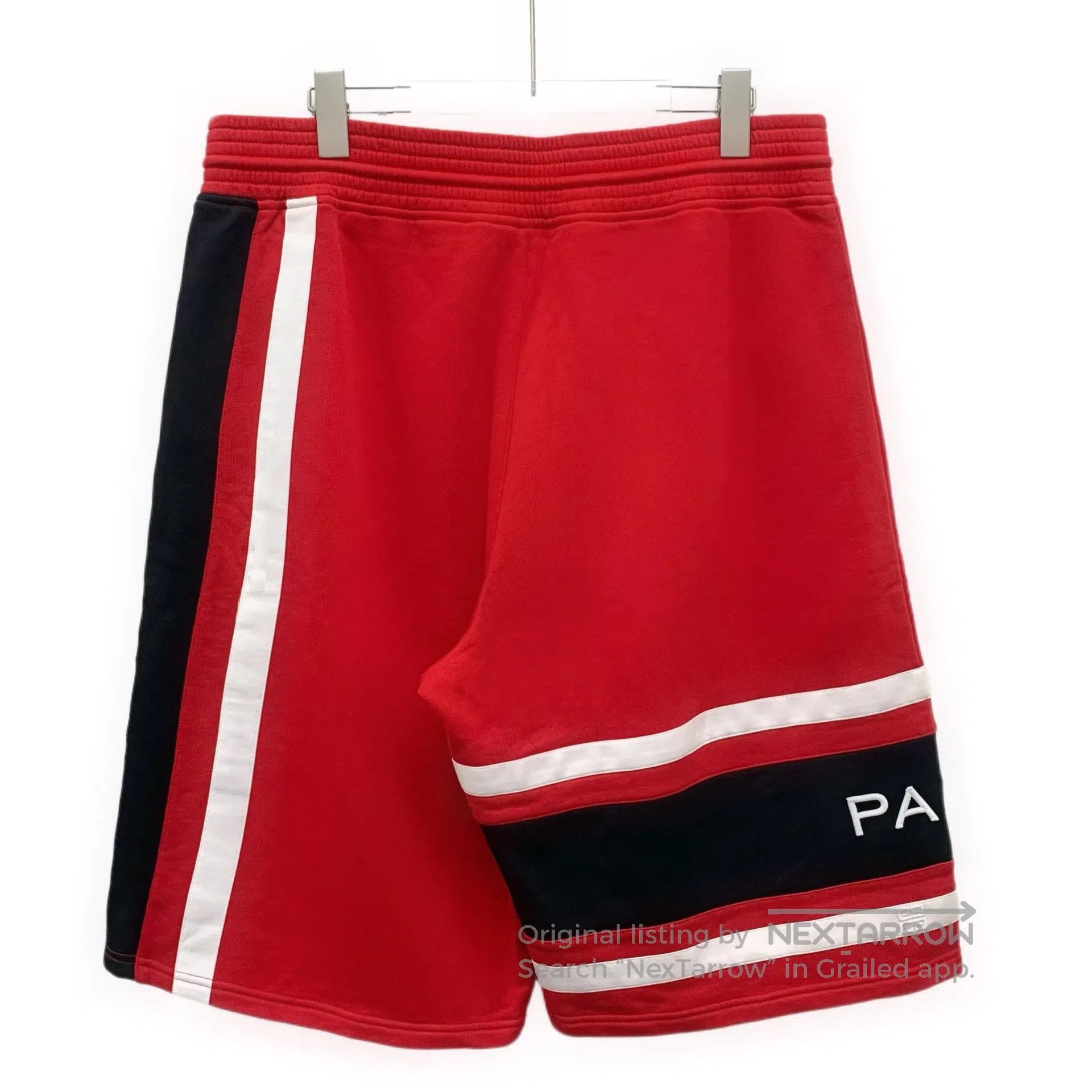 Givenchy Givenchy size XL Red Striped Cotton Casual Drawstring Shor Size US 27 - 2 Thumbnail