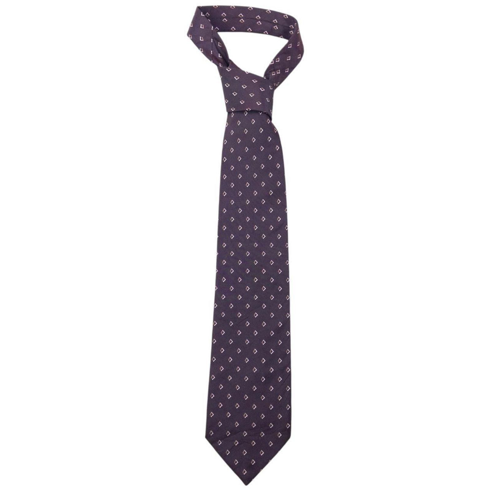 Issey Miyake Vintage 90s Issey Miyake Pattern Silk Tie Size ONE SIZE - 1 Thumbnail
