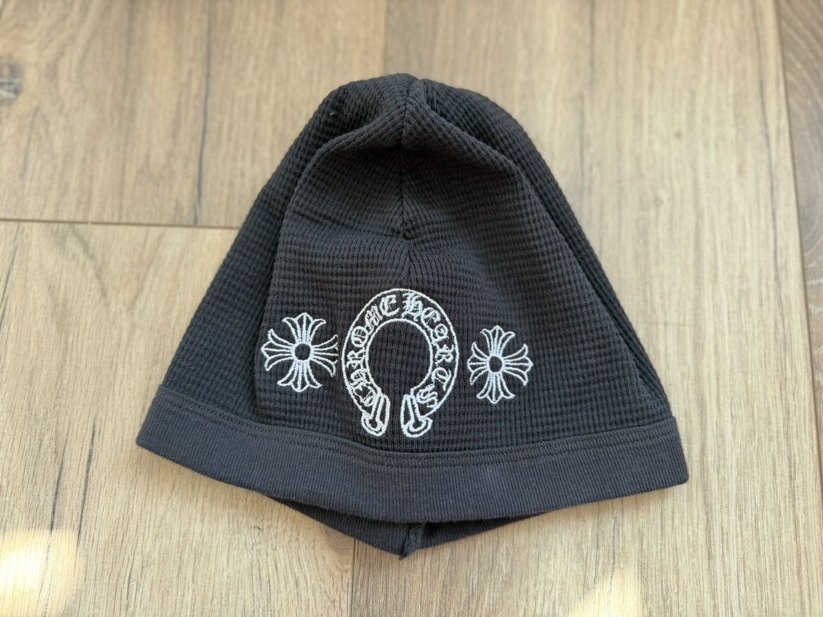 Pre-owned Chrome Hearts Thermal Beanie In Black