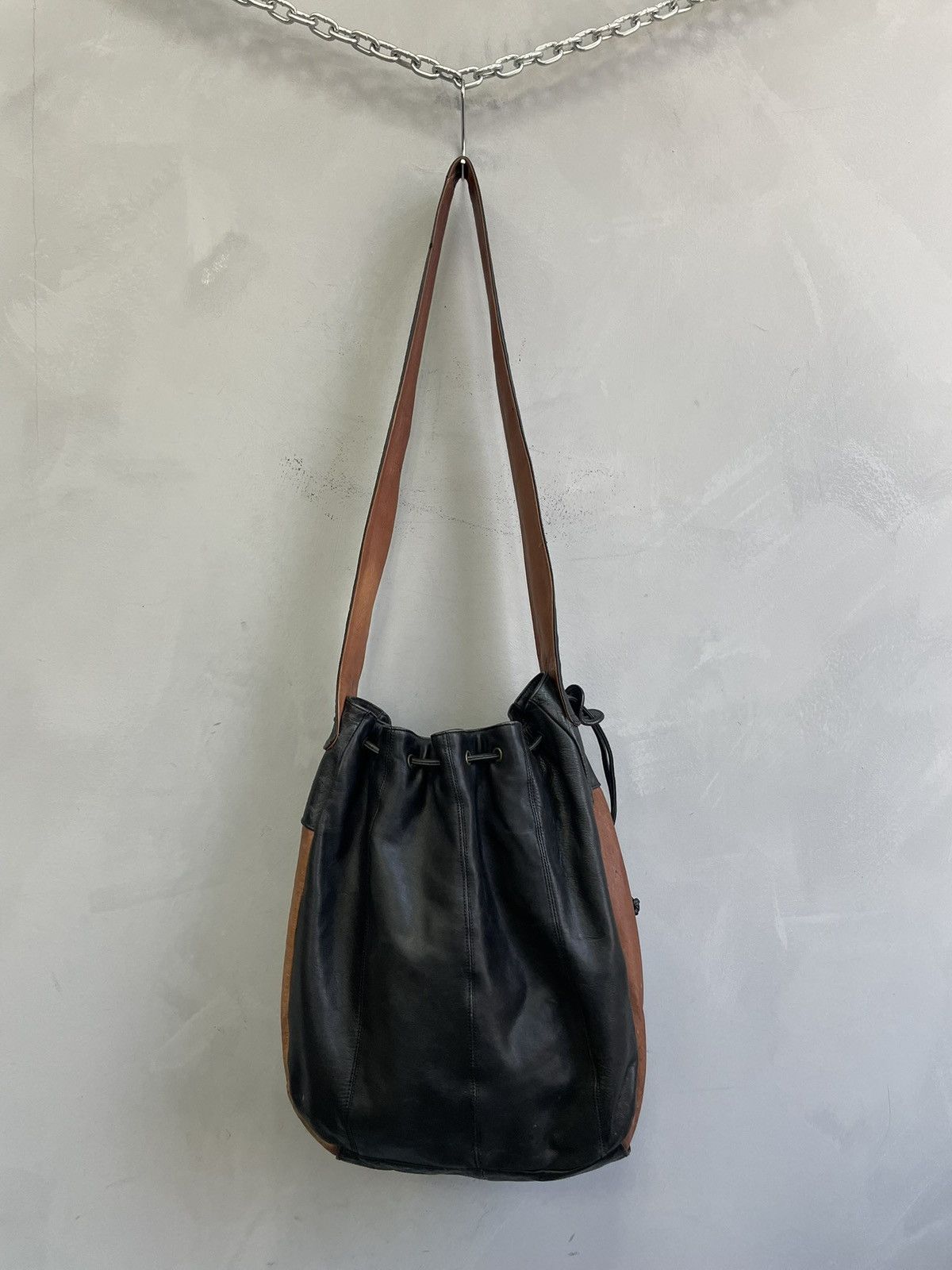 KMRii Avant garde leather messenger bag y2k kmrii style hype Size 40 - 7 Thumbnail