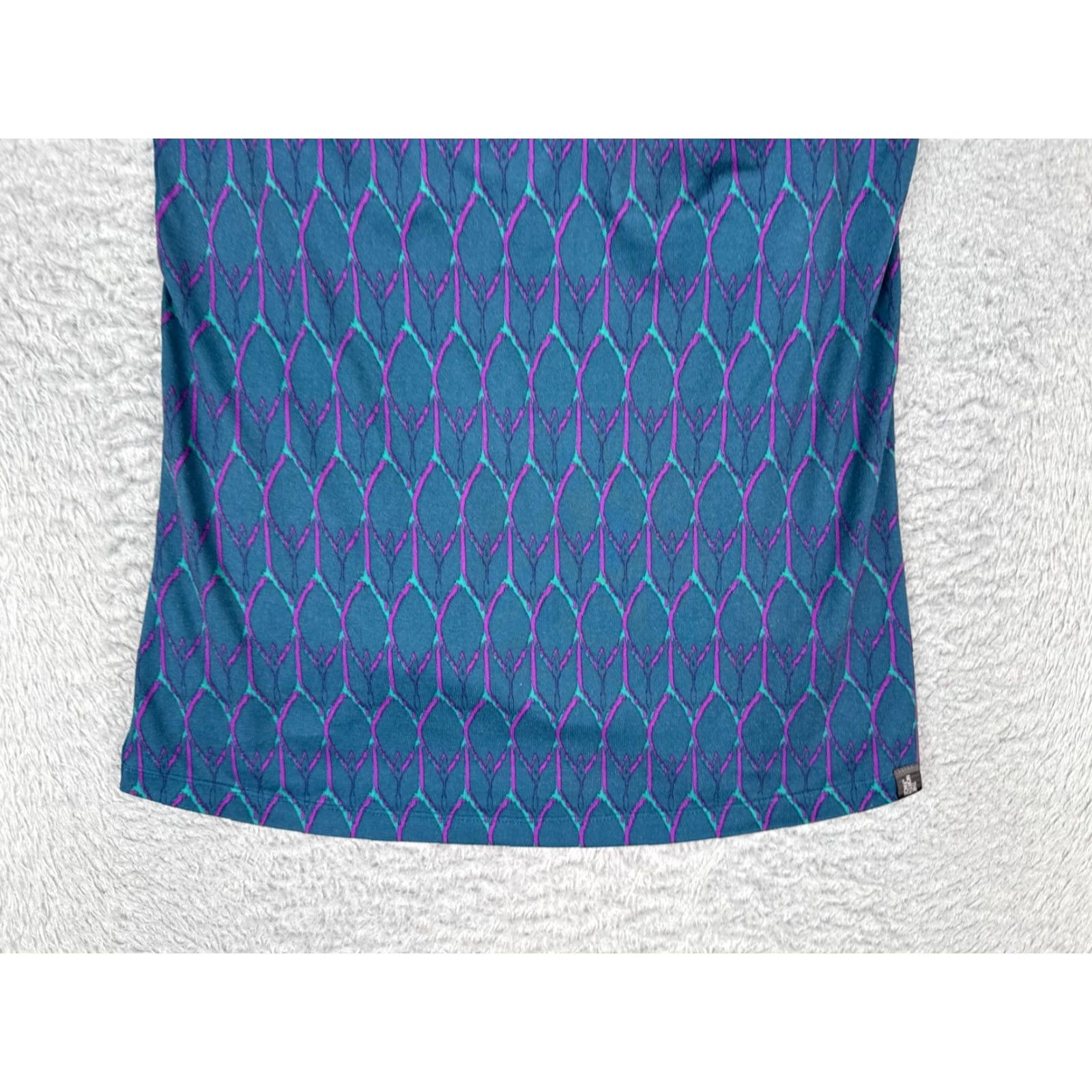The North Face The North Face Shirt Women Medium Blue Tank Sleeveless Geometric Poly Blend Gym Size M / US 6-8 / IT 42-44 - 5 Thumbnail