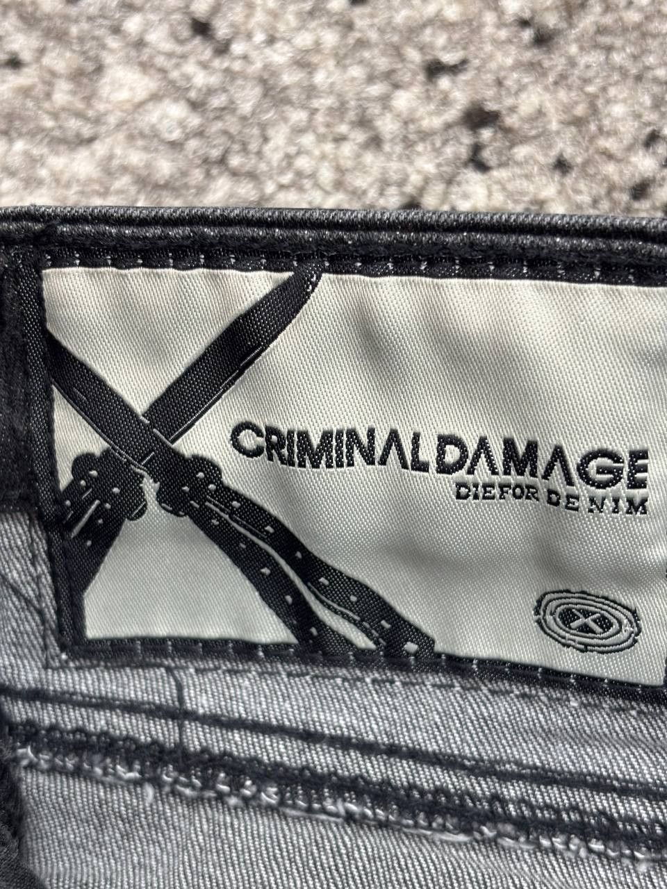 Criminal Damage Criminal Damage Skinny Jeans Grey Faded Denim W32 L-R Size US 32 / EU 48 - 8 Thumbnail