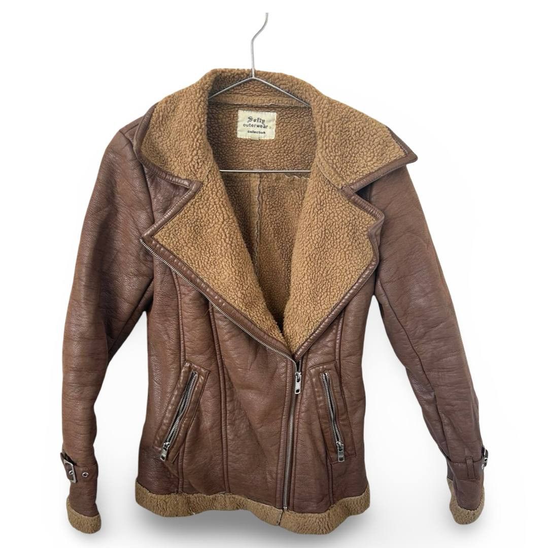 Vintage Softy sheepskin biker JKT #954 Size S / US 4 / IT 40 - 1 Thumbnail