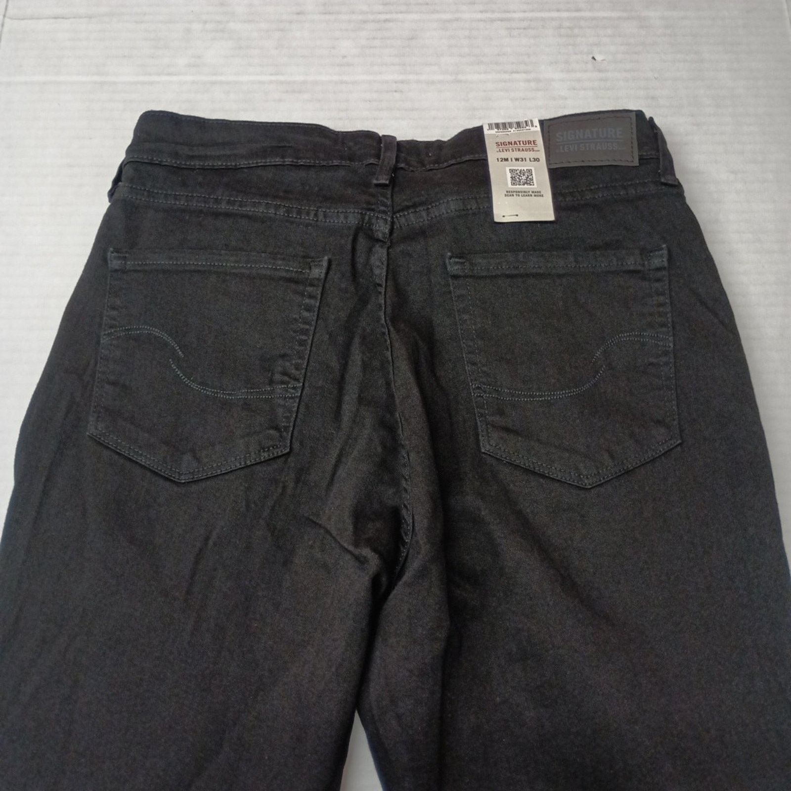 Levi's Levi High Rise Skinny Jeans Woman's Size 12 M 31x30 Black Size 34" / US 12 / IT 48 - 8 Thumbnail