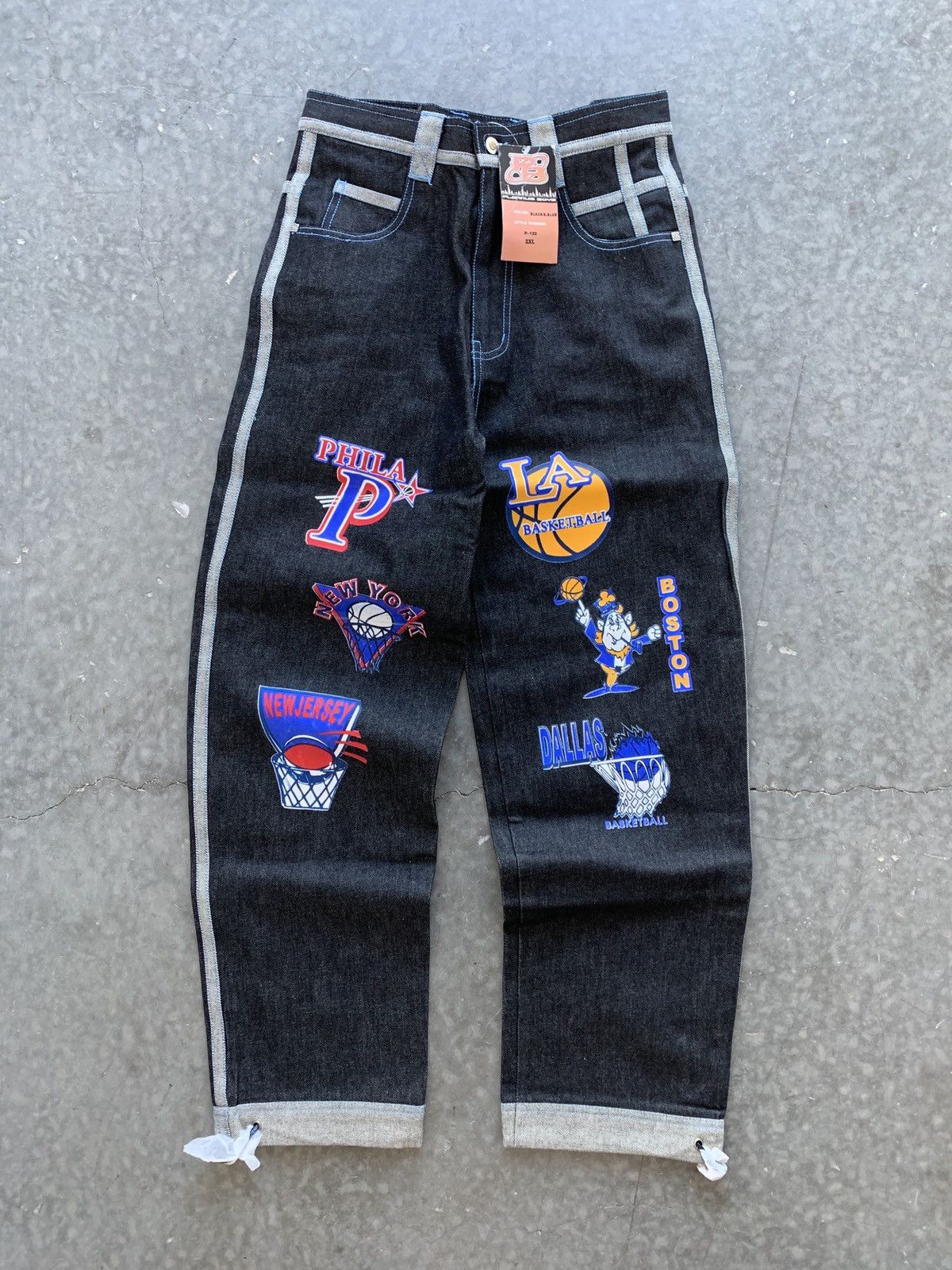 NBA × Southpole × Vintage Crazy BNWT Vintage NBA Baggy Jeans Skater Essential Size US 30 / EU 46 - 1 Thumbnail