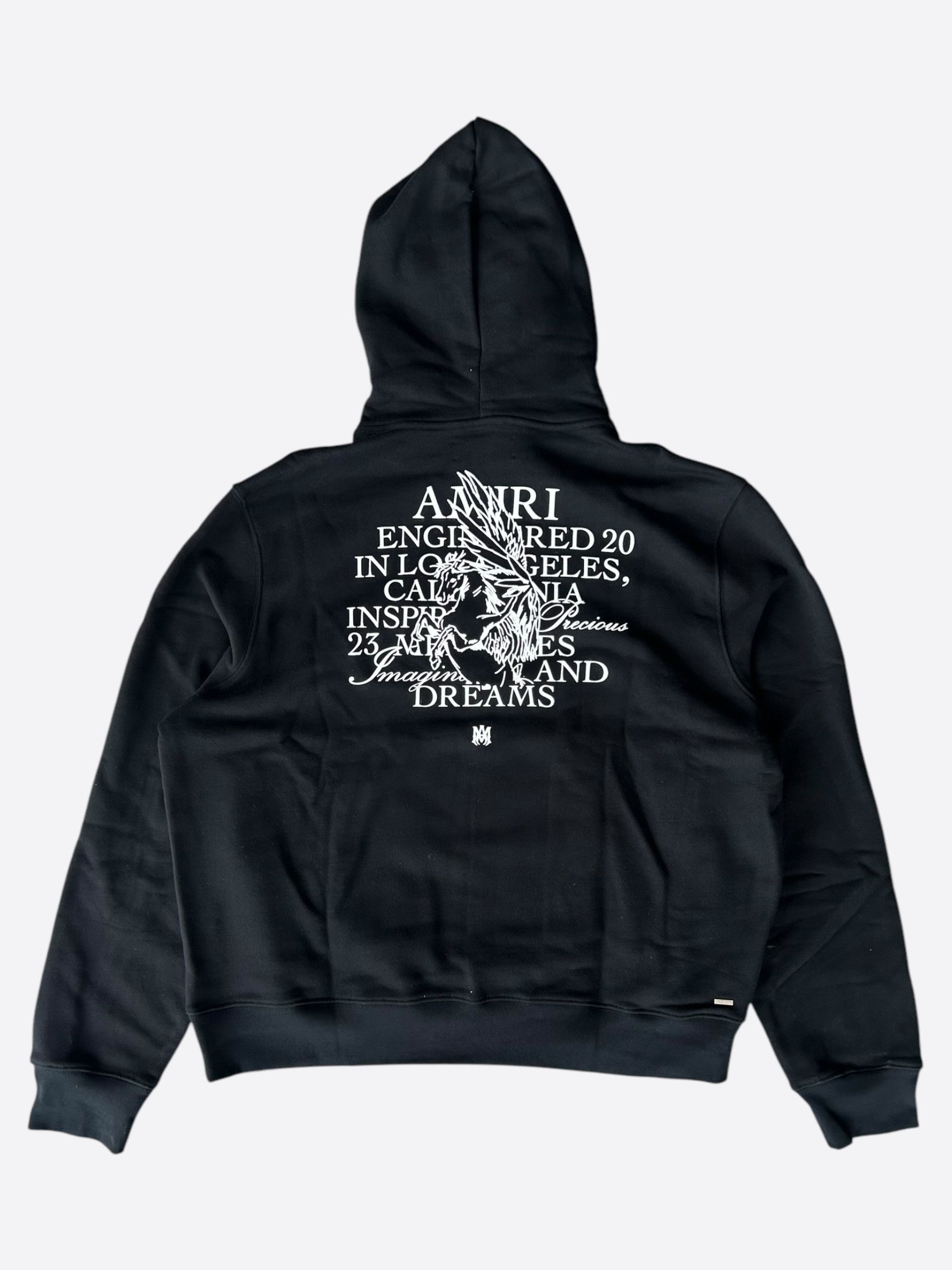 Amiri Amiri Black & White Precious Memories Logo Hoodie Size US XL / EU 56 / 4 - 2 Thumbnail