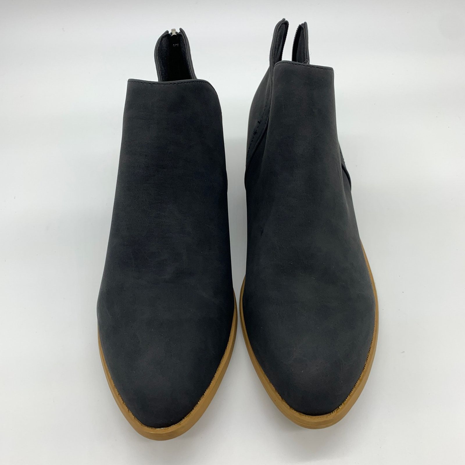 Other Womens Ankle Boot Size 10 Black Pointed Toe Zipper Size US 10 / IT 40 - 2 Thumbnail