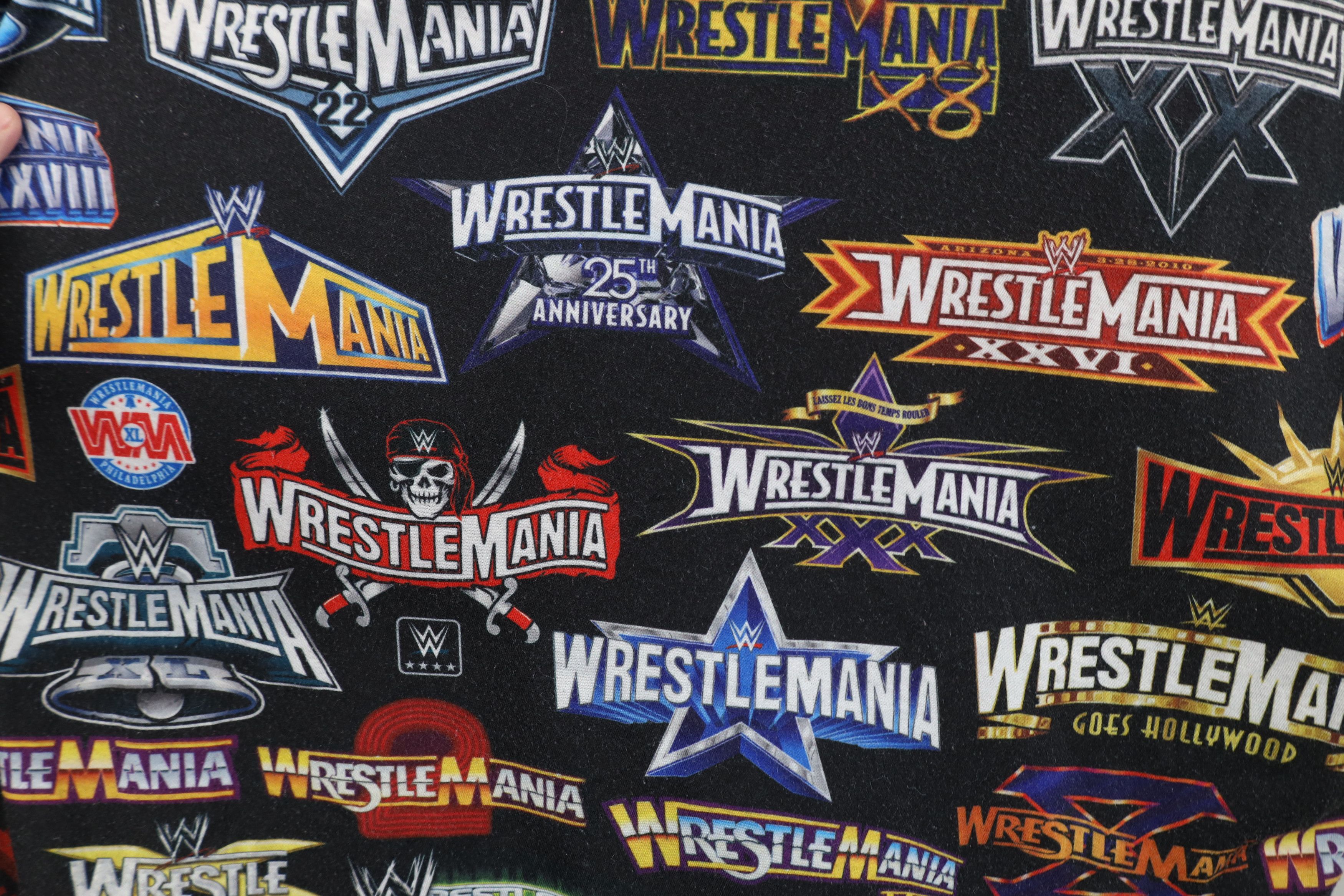 Vintage Vintage Y2K WWE WWF Wrestling Wrestlemania All Print T-Shirt Size US XXL / EU 58 / 5 - 6 Thumbnail