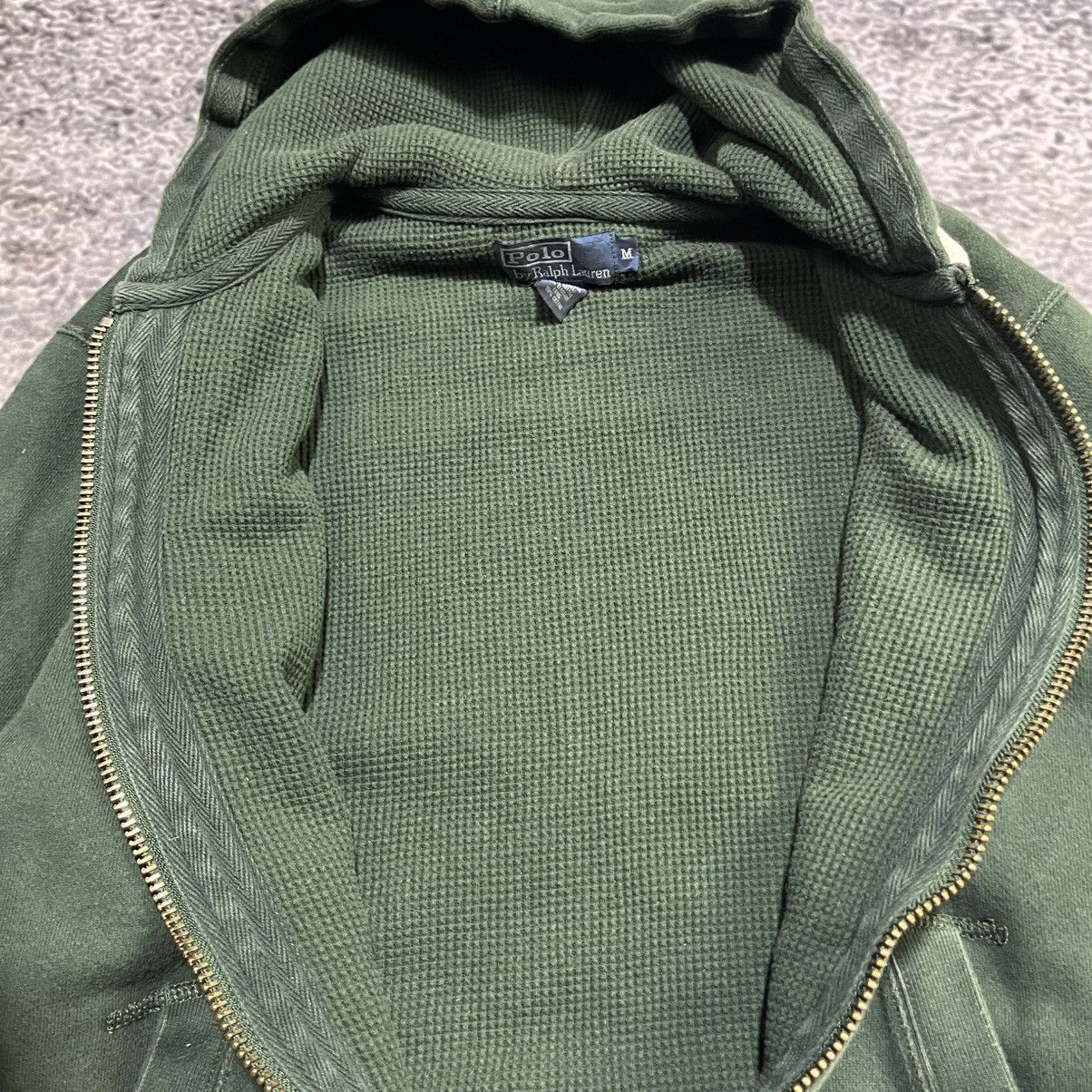 Polo Ralph Lauren VINTAGE POLO RALPH LAUREN SMALL PONY GREEN ZIP UP HOODIE Size US M / EU 48-50 / 2 - 5 Thumbnail