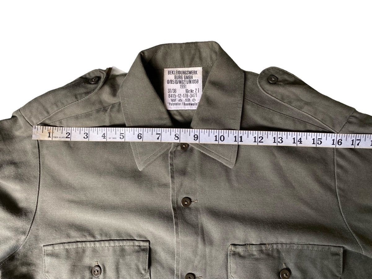 Vintage Vintage 91 Bekleidungswerk German Army Button Shirt Size US M / EU 48-50 / 2 - 16 Thumbnail