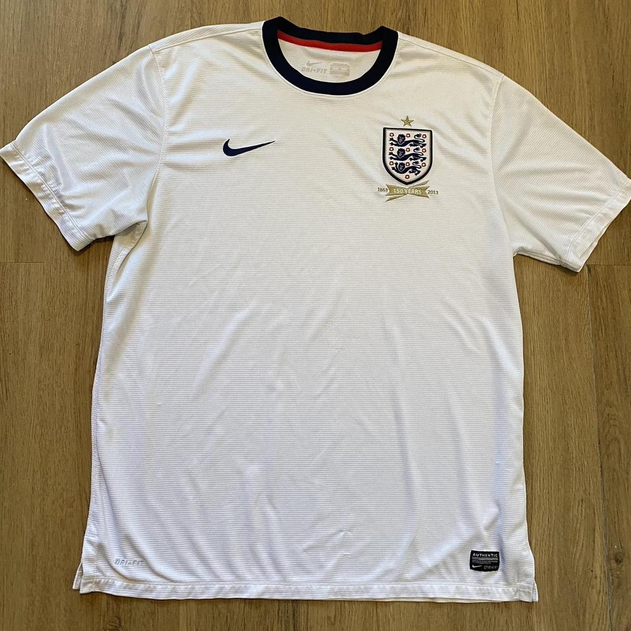 Nike 2013-14 England Nike Home Football Shirt Anniversary Size US XL / EU 56 / 4 - 1 Thumbnail
