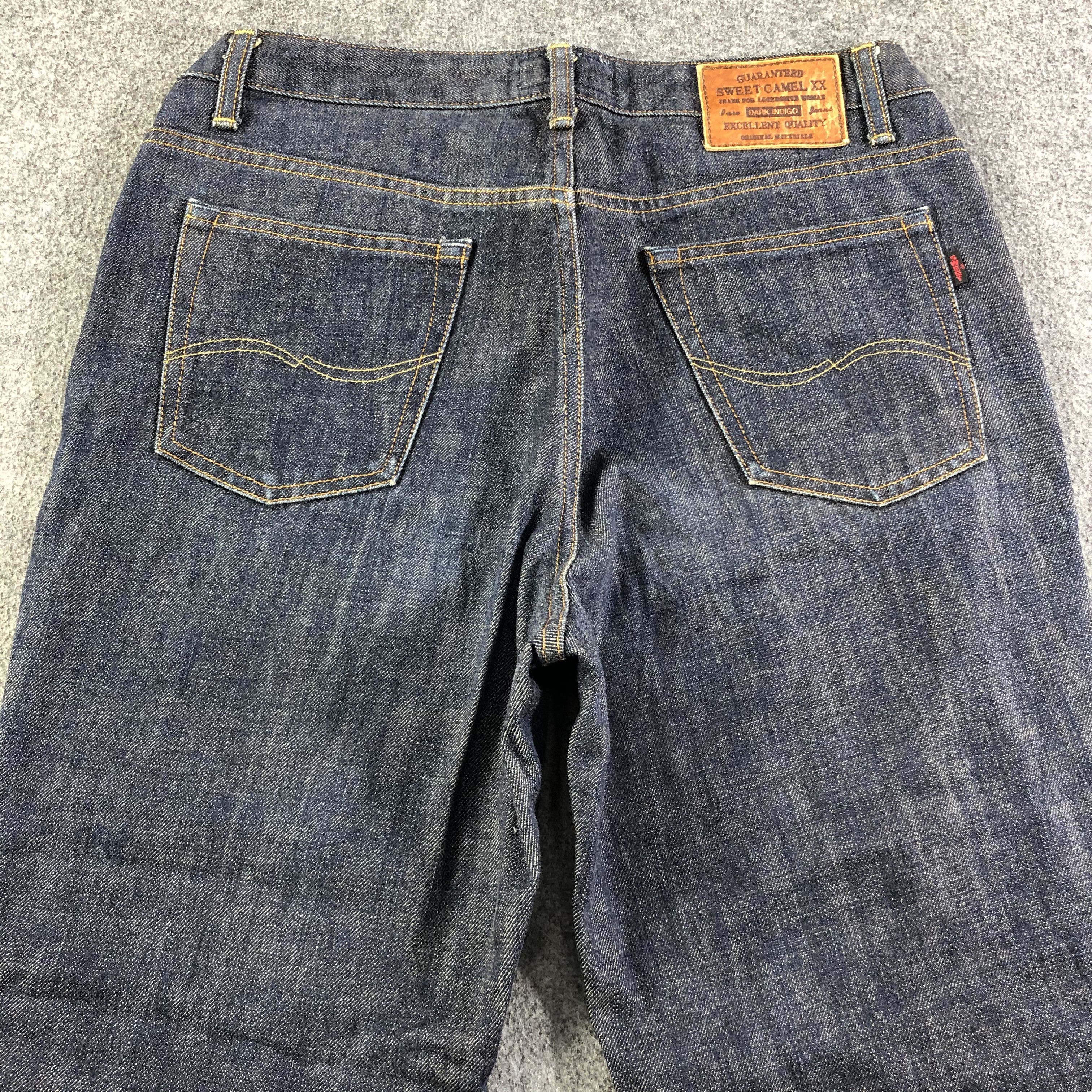 Japanese Brand Vintage Sweet Camel Jeans Blue Flare Denim -J2841 Size US 28 / EU 44 - 4 Thumbnail