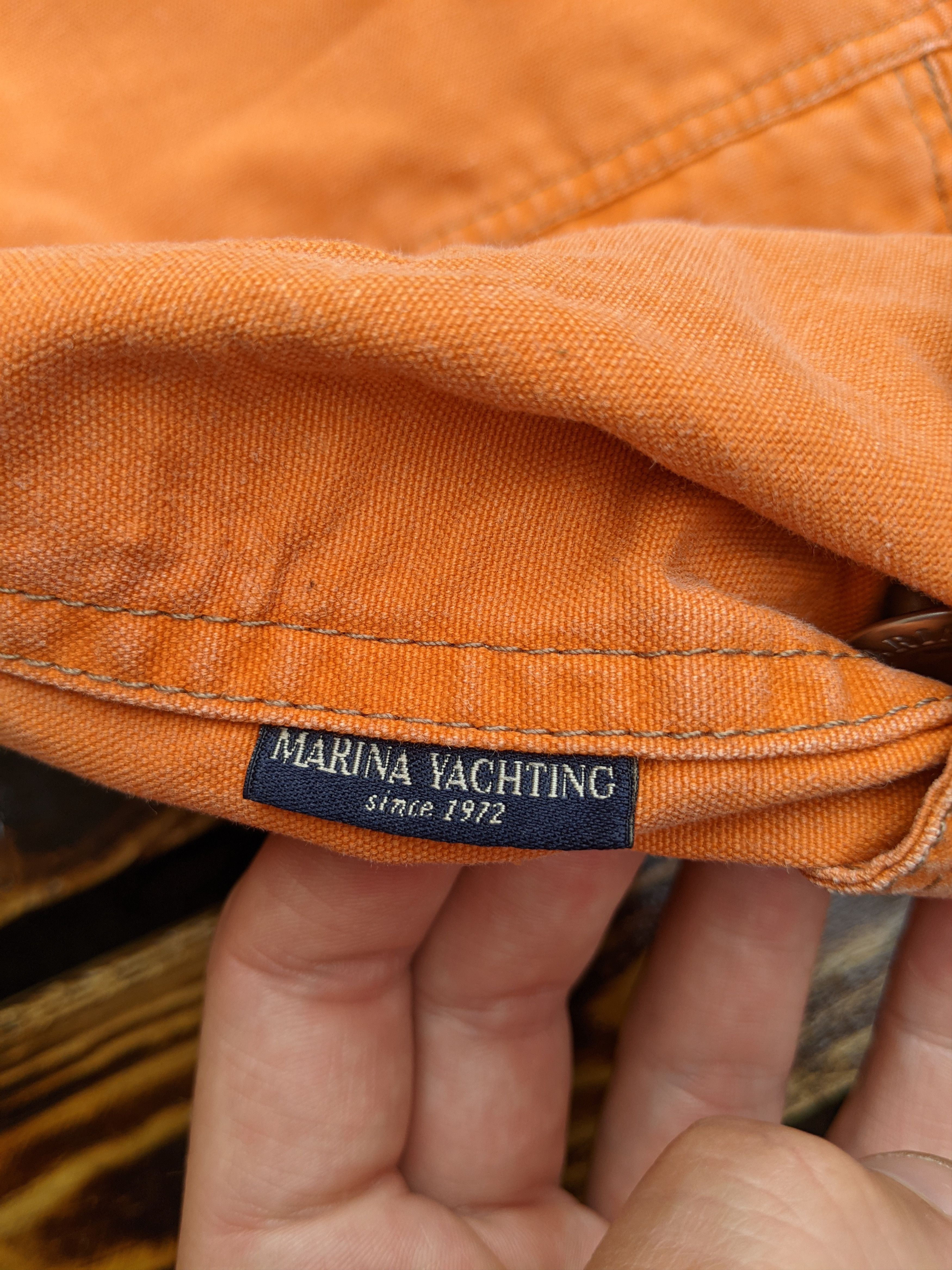 Canvas Vintage MARINA YACHTING Orange Canvas Cotton Jacket Size L Size US L / EU 52-54 / 3 - 10 Thumbnail