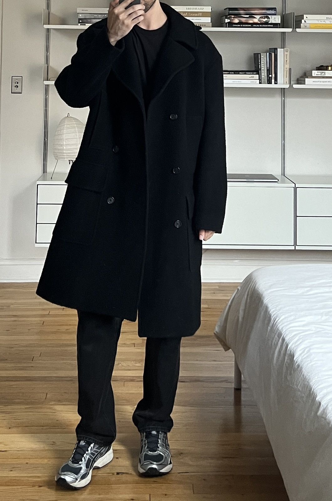 Hope Hope oversized black peacoat size 48 Size US M / EU 48-50 / 2 - 1 Thumbnail