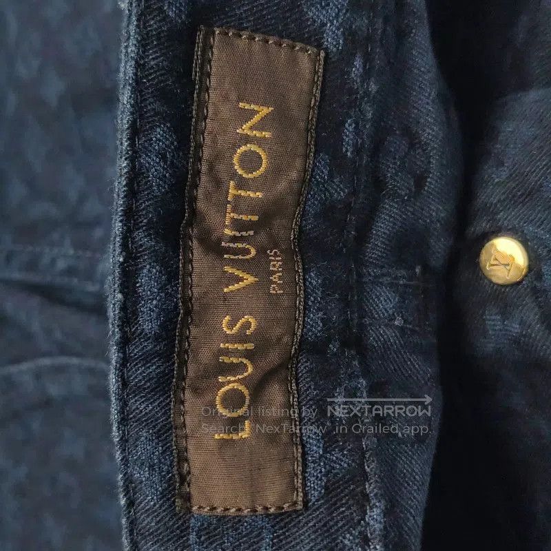Louis Vuitton Louis Vuitton Monogram Denim Pants in Size 36. Size US 36 / EU 52 - 3 Thumbnail
