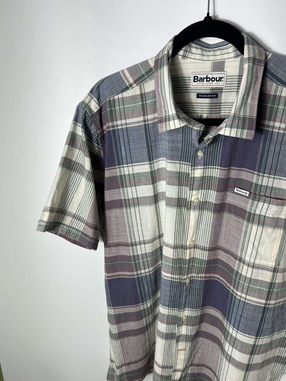 Barbour Vintage streetwear Barbour Swinton Regular Fit Button Shirt Size US L / EU 52-54 / 3 - 5 Thumbnail