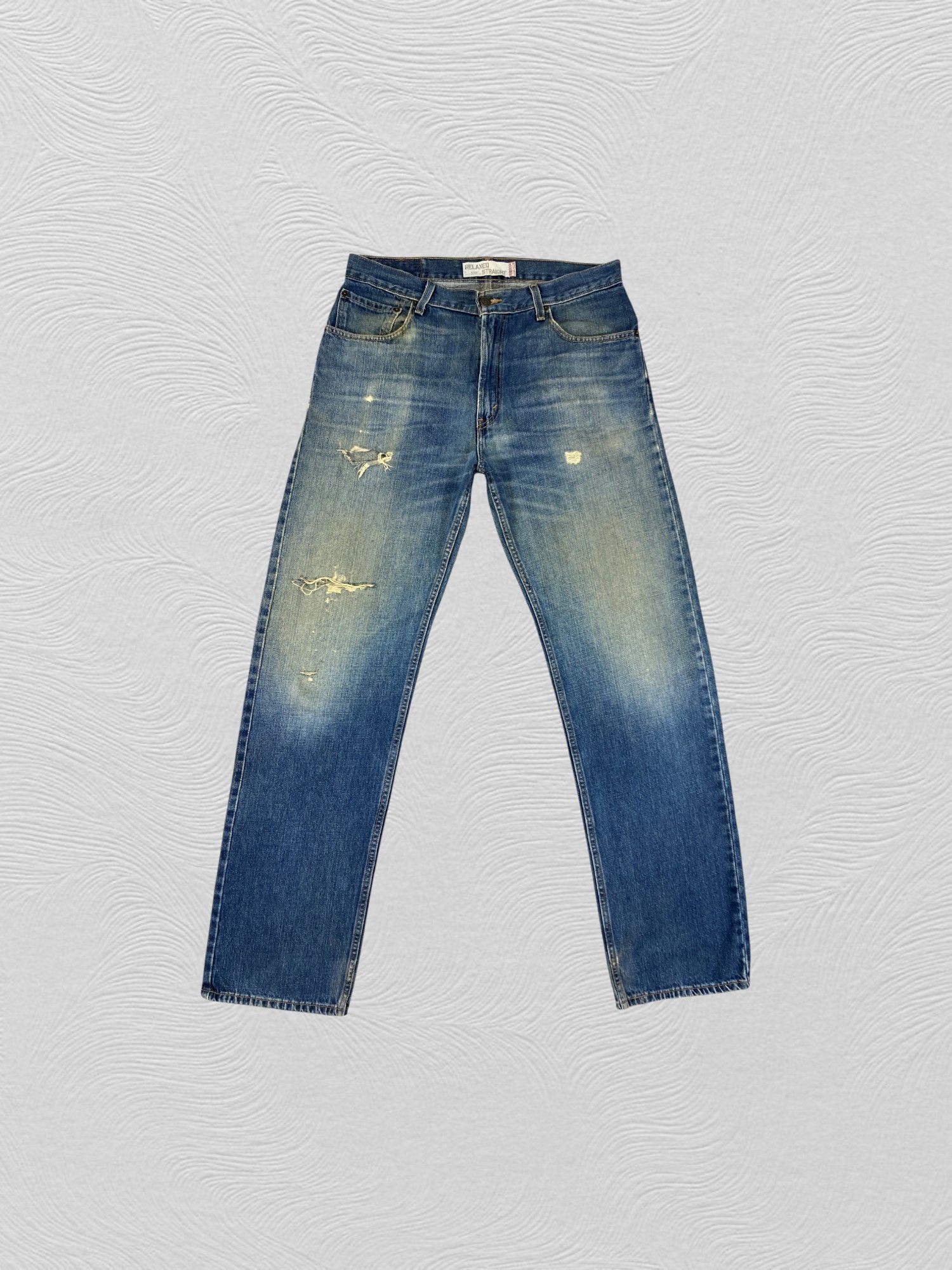 Levi's Distressed Blue Vintage Levi's 559 Jeans 35x35 Denim -JN1464 Size US 35 - 1 Thumbnail