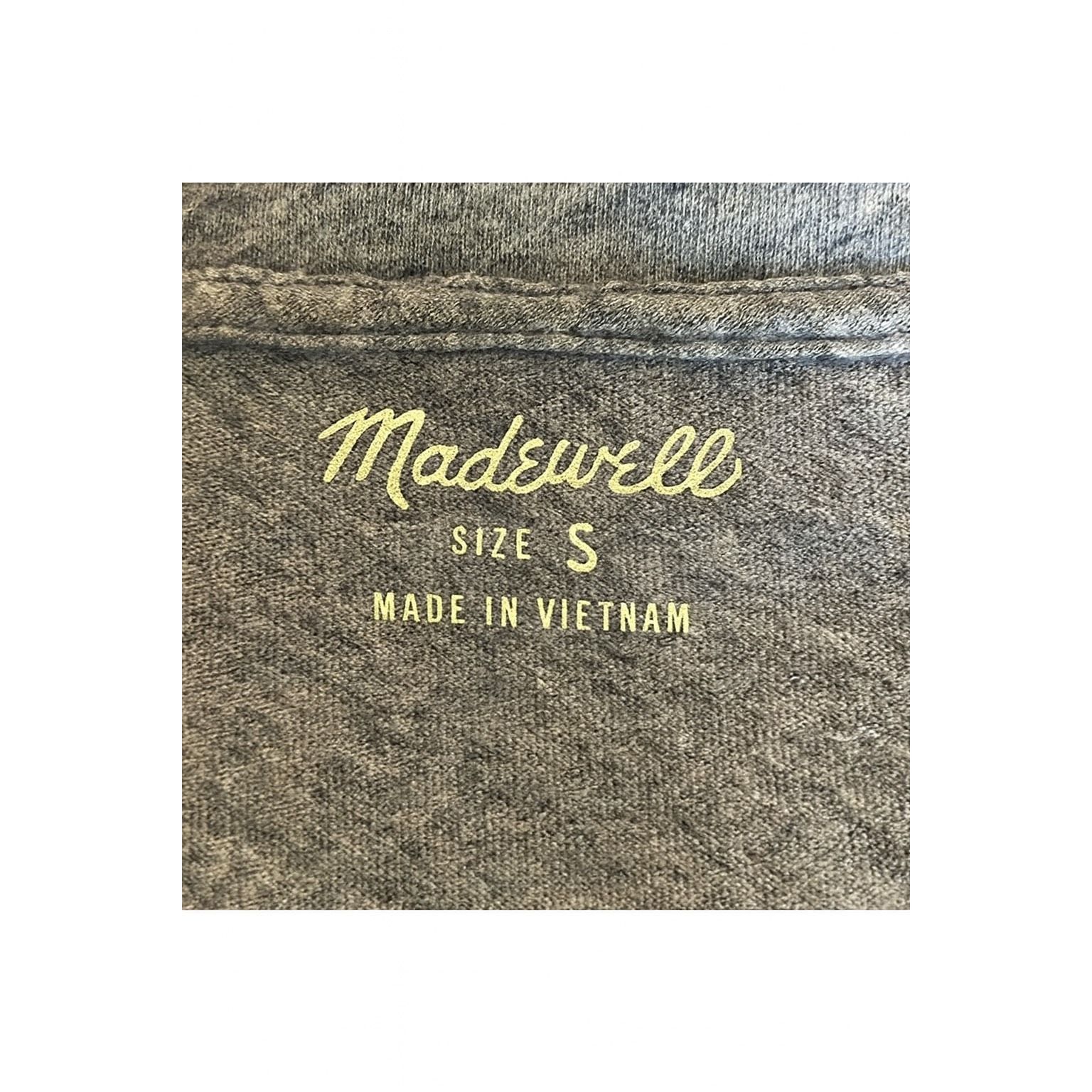 Madewell Madewell Women’s Small Gray Color Block Long Sleeve Top | Li Size S / US 4 / IT 40 - 4 Thumbnail