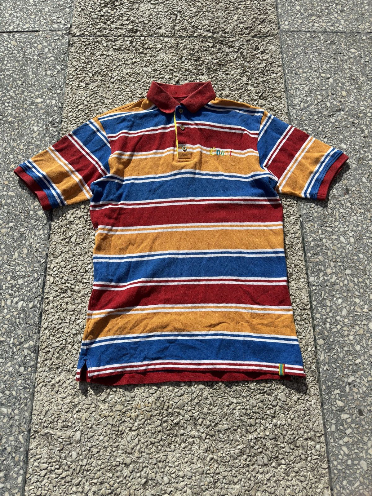 Coogi Coogi Polo Shirt Vintage Hippie Avant Garde Size US L / EU 52-54 / 3 - 1 Thumbnail