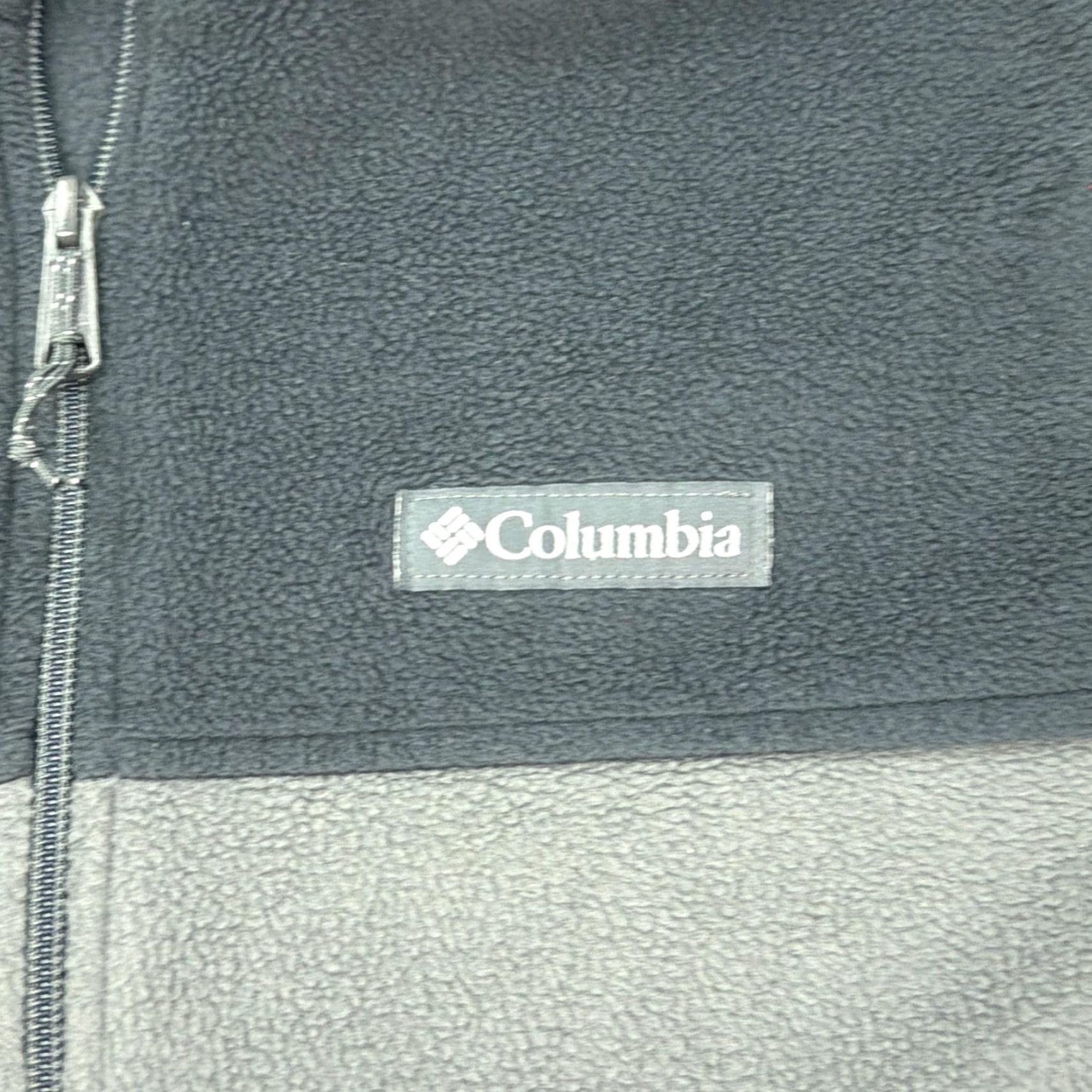 Vintage Columbia Fleece Jacket Mens XL Gray Black Full Zip Stand Collar Pockets Outdoor Size US XL / EU 56 / 4 - 2 Thumbnail