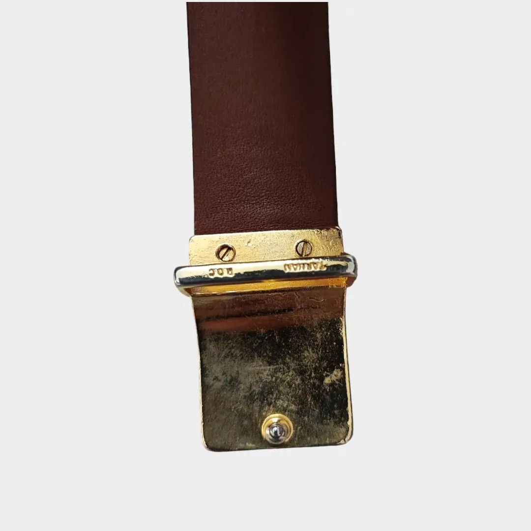 Yves Saint Laurent Vintage Yves Saint Laurent leather belt – Fashionella Size 32 - 7 Thumbnail