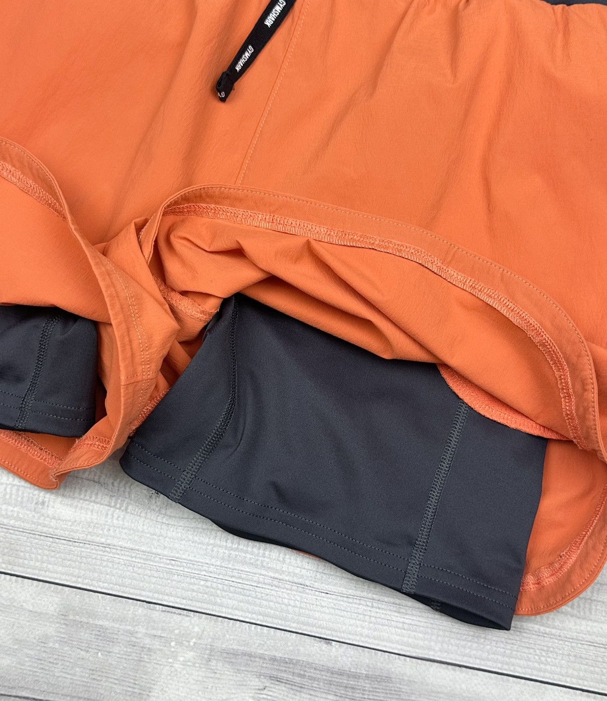 Gymshark Gymshark Speed Evolve 2 IN 1 Shorts Orange Men's Size S Size US 30 / EU 46 - 4 Thumbnail