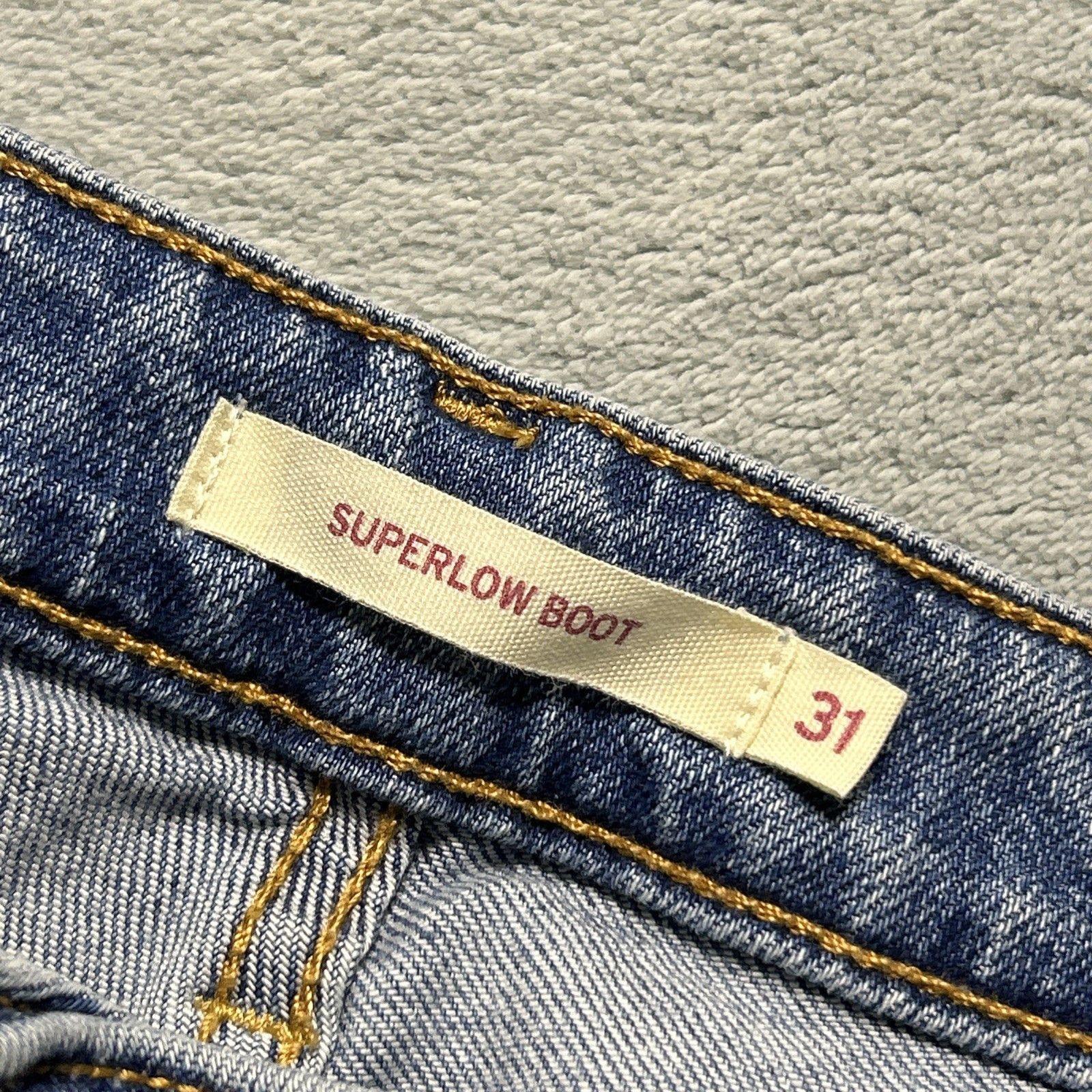 Levi's Levis Beyond Baggy Jeans Womens 31 35x25 Hamilton Wide Loose Size 35" - 3 Thumbnail