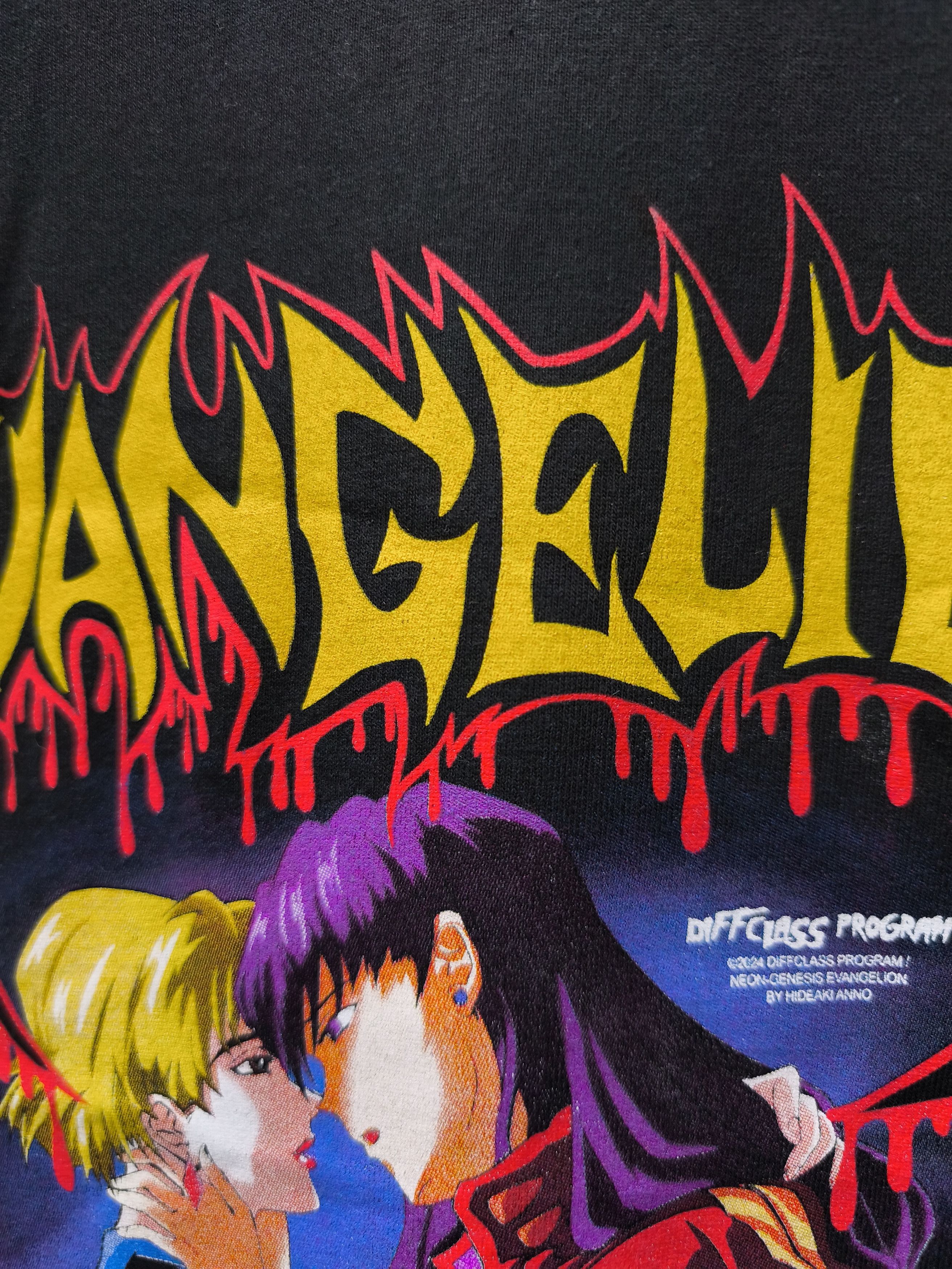 Anime Neon Genesis Evangelion "Love Is Destructive" T-shirt Size US XL / EU 56 / 4 - 4 Thumbnail