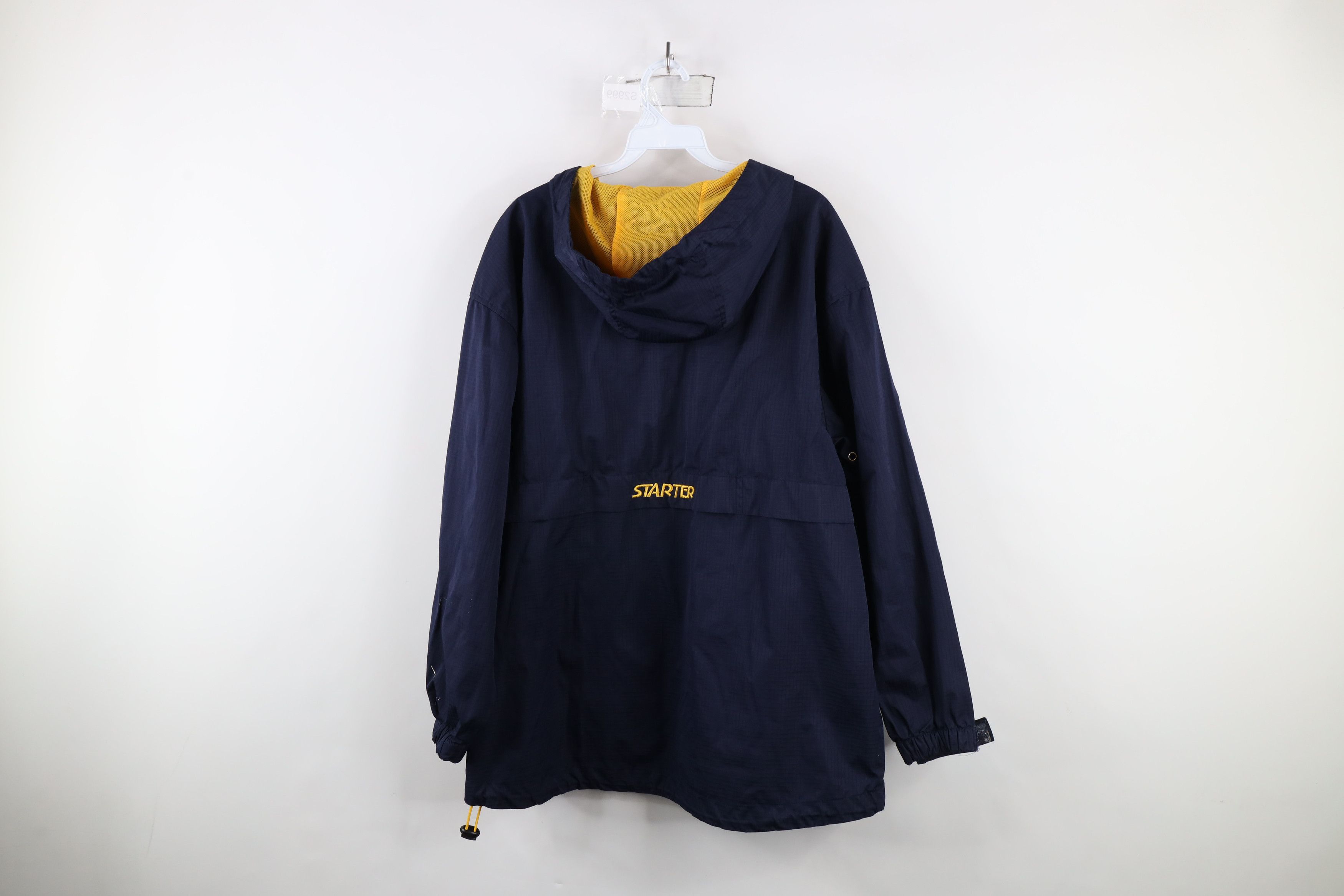 Starter × Vintage Vintage 90s Starter Reflective Half Zip Anorak Jacket Blue Size US M / EU 48-50 / 2 - 11 Thumbnail