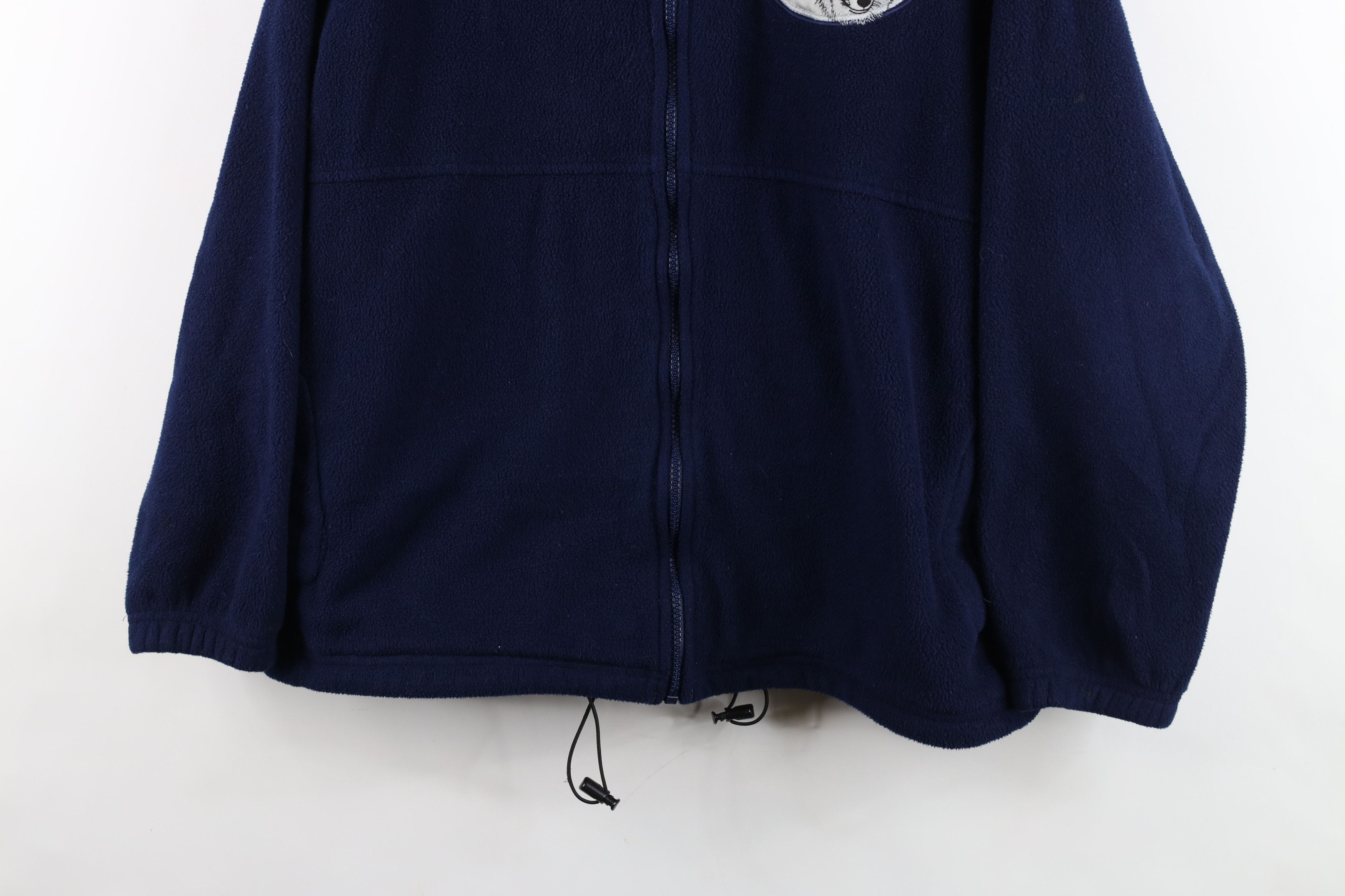 Lands' End Vintage 90s Lands End Wolf Fleece Full Zip Jacket USA Size M / US 6-8 / IT 42-44 - 3 Thumbnail