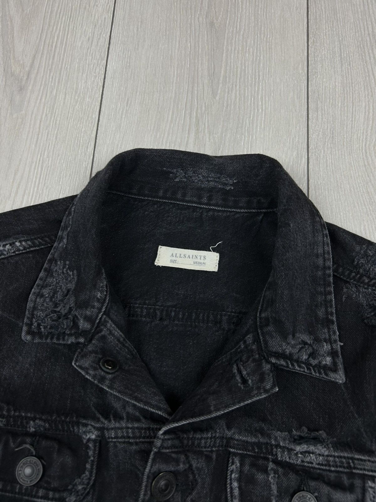 Allsaints AllSaints Men’s Snipe Denim Jeans Size M Graphite Black Size US M / EU 48-50 / 2 - 4 Thumbnail