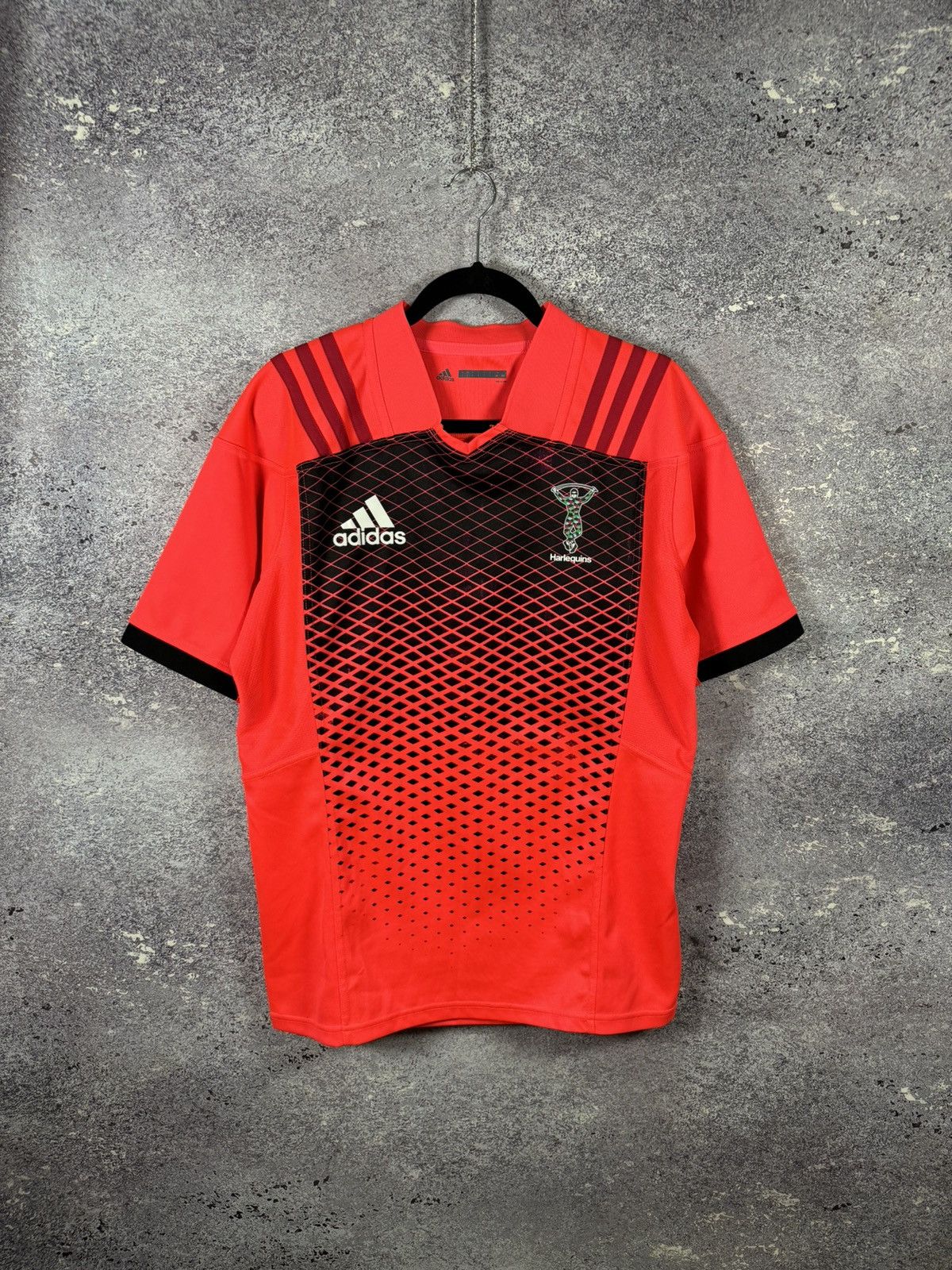 Adidas × Vintage 2017/18 Maillot Adidas Harlequins Rugby Taille Jersey Large Size US L / EU 52-54 / 3 - 1 Thumbnail