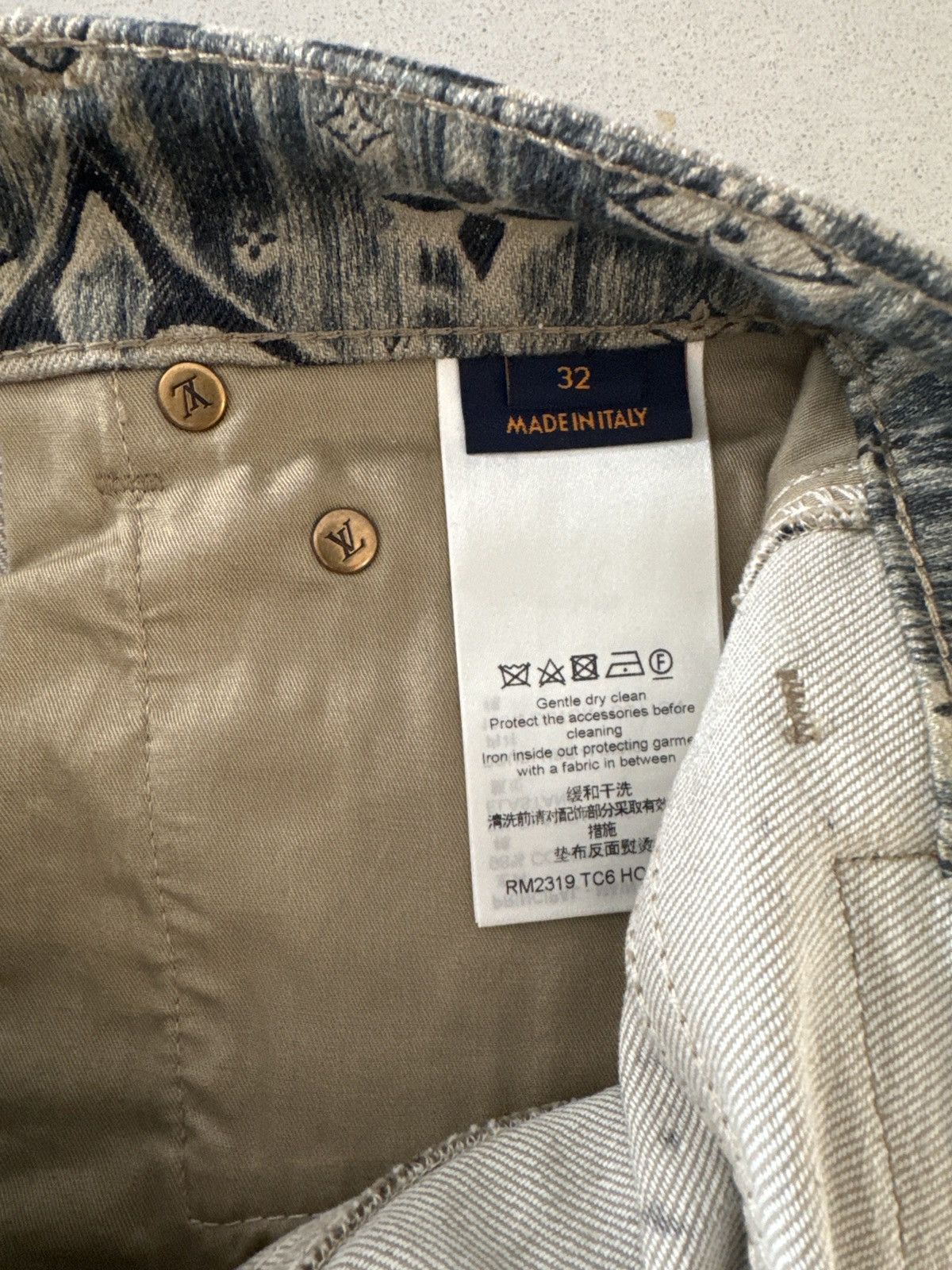 Louis Vuitton Louis Vuitton Monogram Tailored Denim Pants Size US 32 / EU 48 - 8 Thumbnail