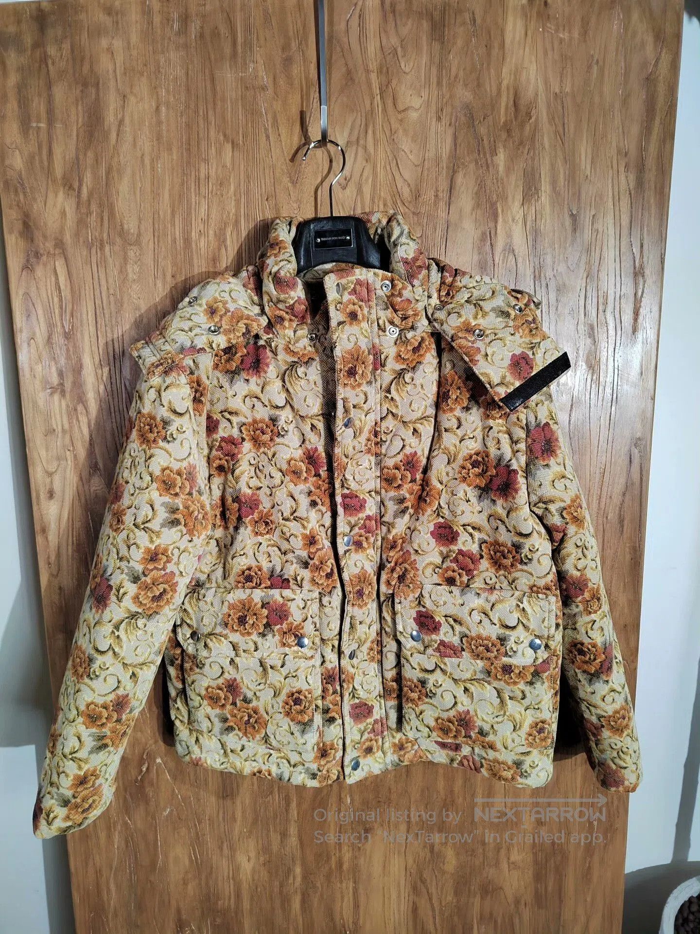 Vince Vintage Floral Pattern Cotton Jacket. Size M / US 6-8 / IT 42-44 - 1 Thumbnail