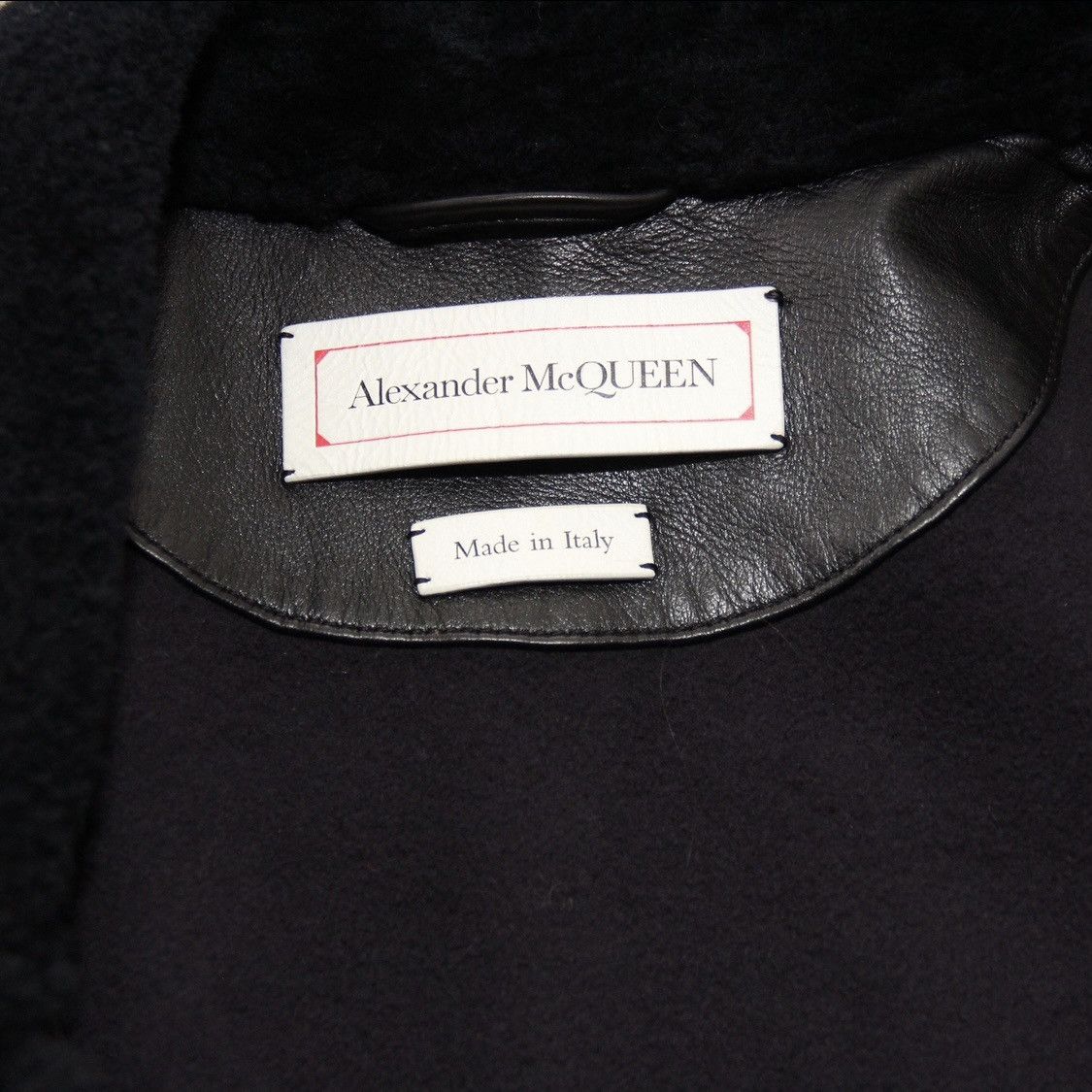 Alexander McQueen Alexander McQueen Shearling Leather Panel Coat Size US L / EU 52-54 / 3 - 10 Thumbnail