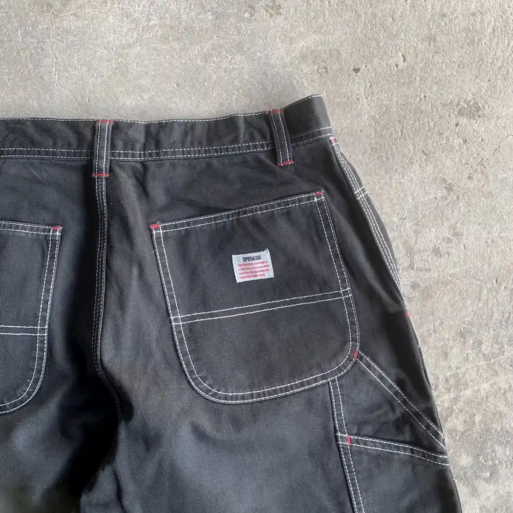 StraightFaded 💥GRAILS 💥 VTG SPINASH W30 L34 WORKWEAR BAGGY CARPENTER PANTS Size US 30 / EU 46 - 9 Thumbnail