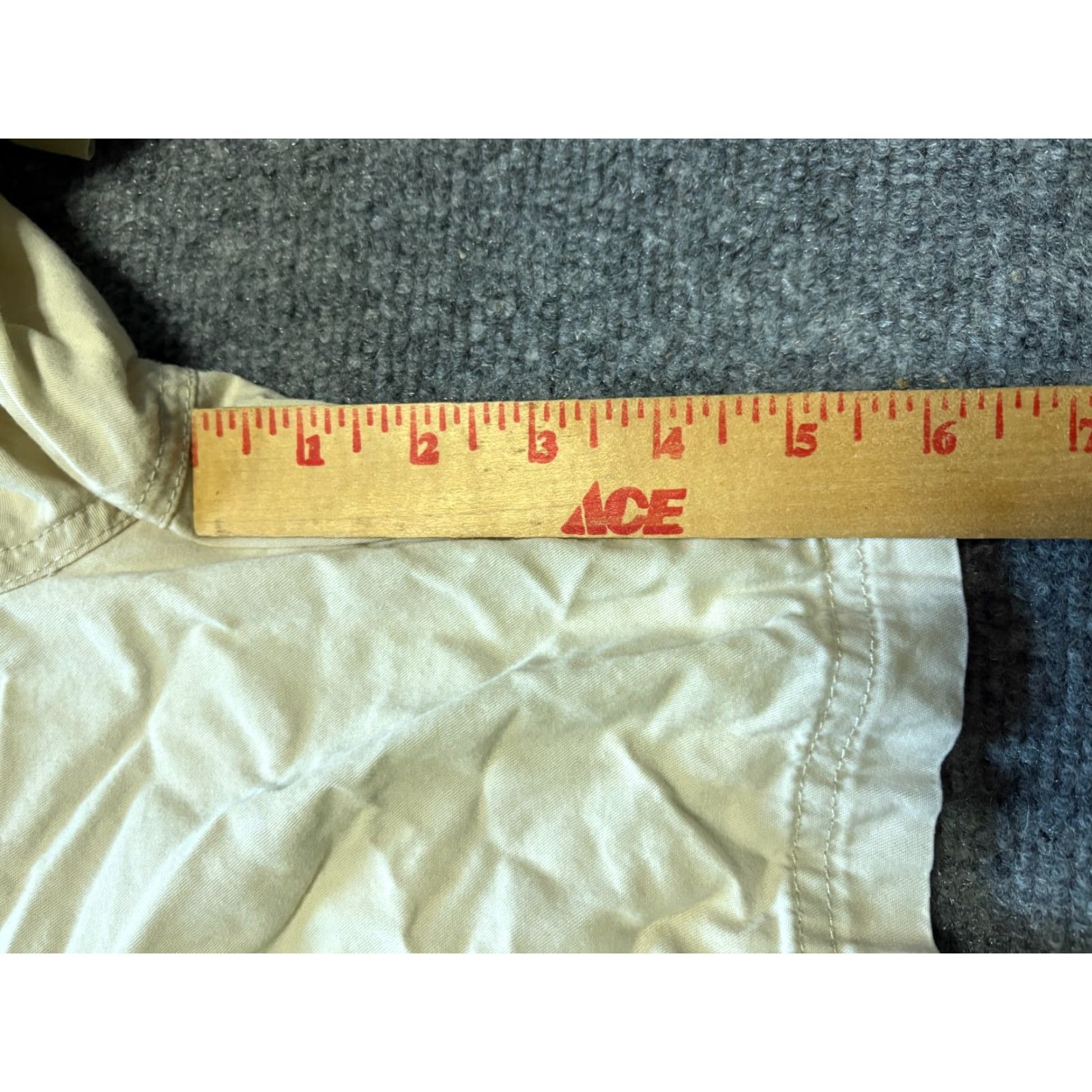 Vintage Columbia PFG Shorts Womens Size 8 Beige 100% Cotton Outdoor Fishing Hiking Athletic Pockets Size 30" / US 8 / IT 44 - 2 Thumbnail