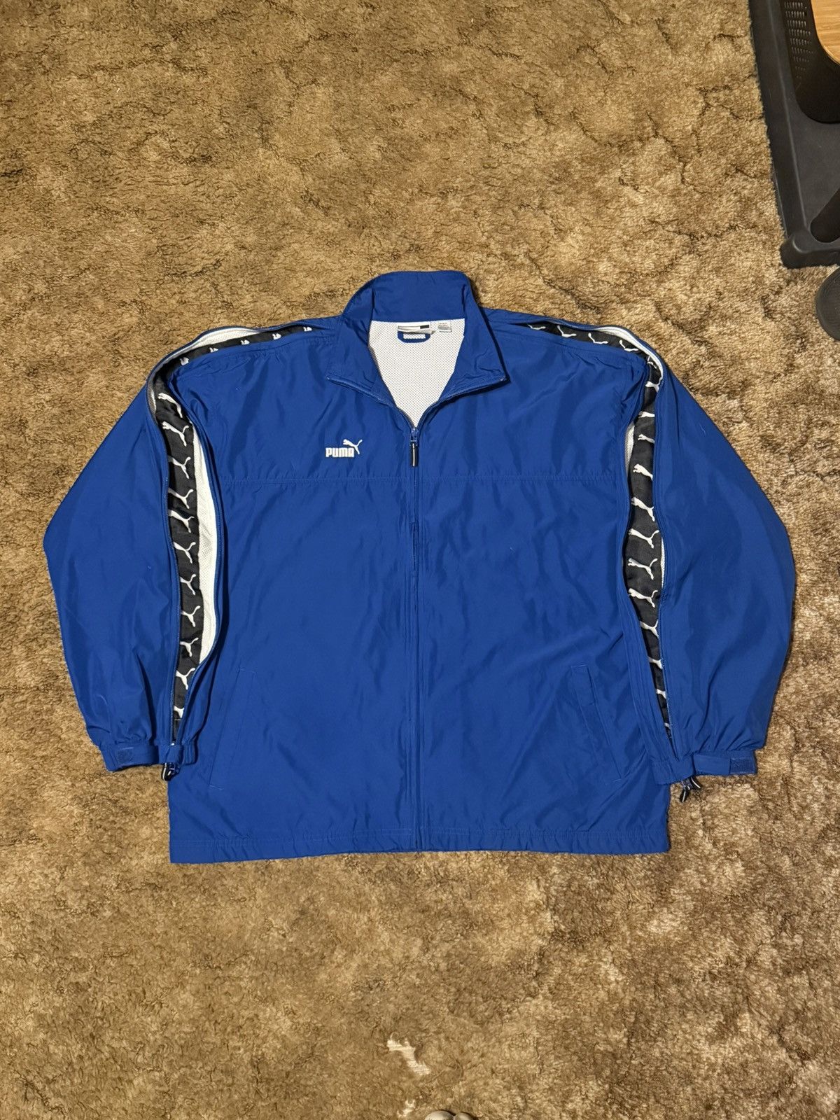 Puma Vintage Puma Track Jacket Blue / White XLarge Size US XL / EU 56 / 4 - 1 Thumbnail