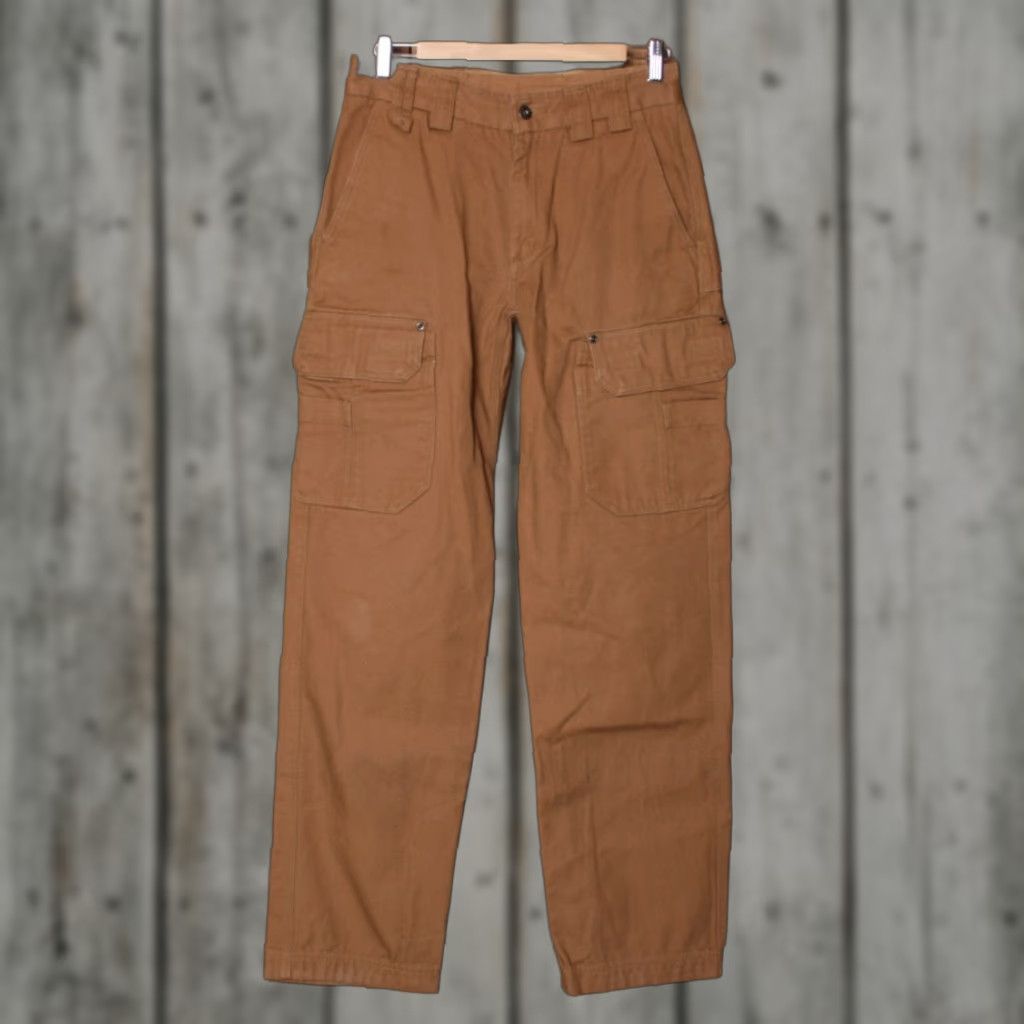 Vintage DULUTH Tan Firehose Canvas Relaxed Fit Cargo Pants Sz. 30x34 (Measure W29 L33) Mens Pants Cargo Tan 30 34 Relaxed Firehose Canvas Duluth Shoes? Size US 30 / EU 46 - 1 Thumbnail