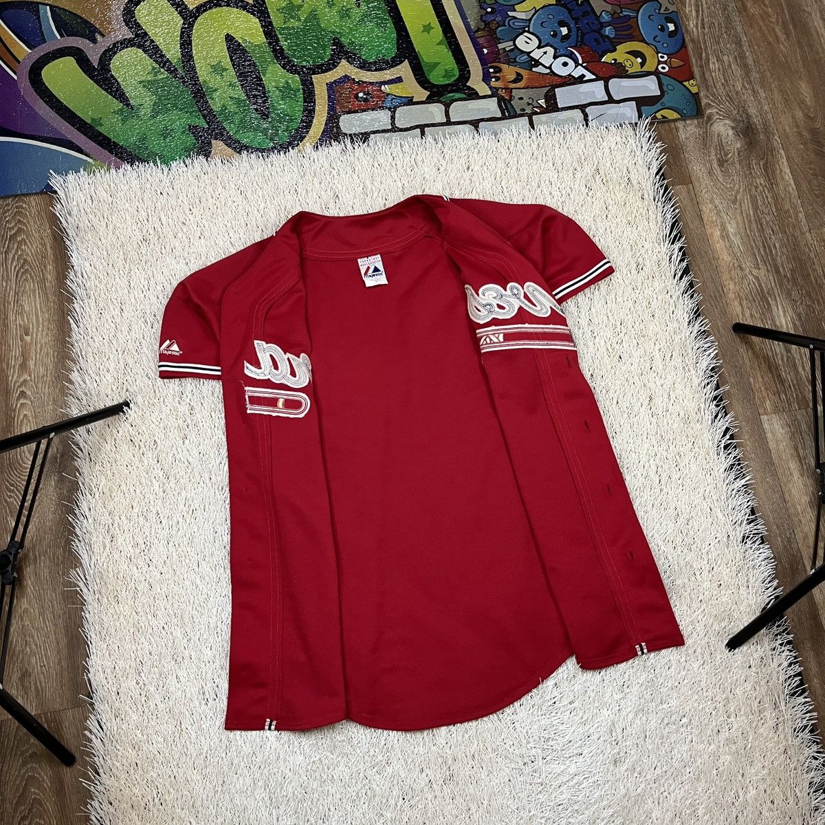Majestic Rare Vintage Majestic ATLANTA BRAVES Baseball Jersey size M Size US M / EU 48-50 / 2 - 3 Thumbnail