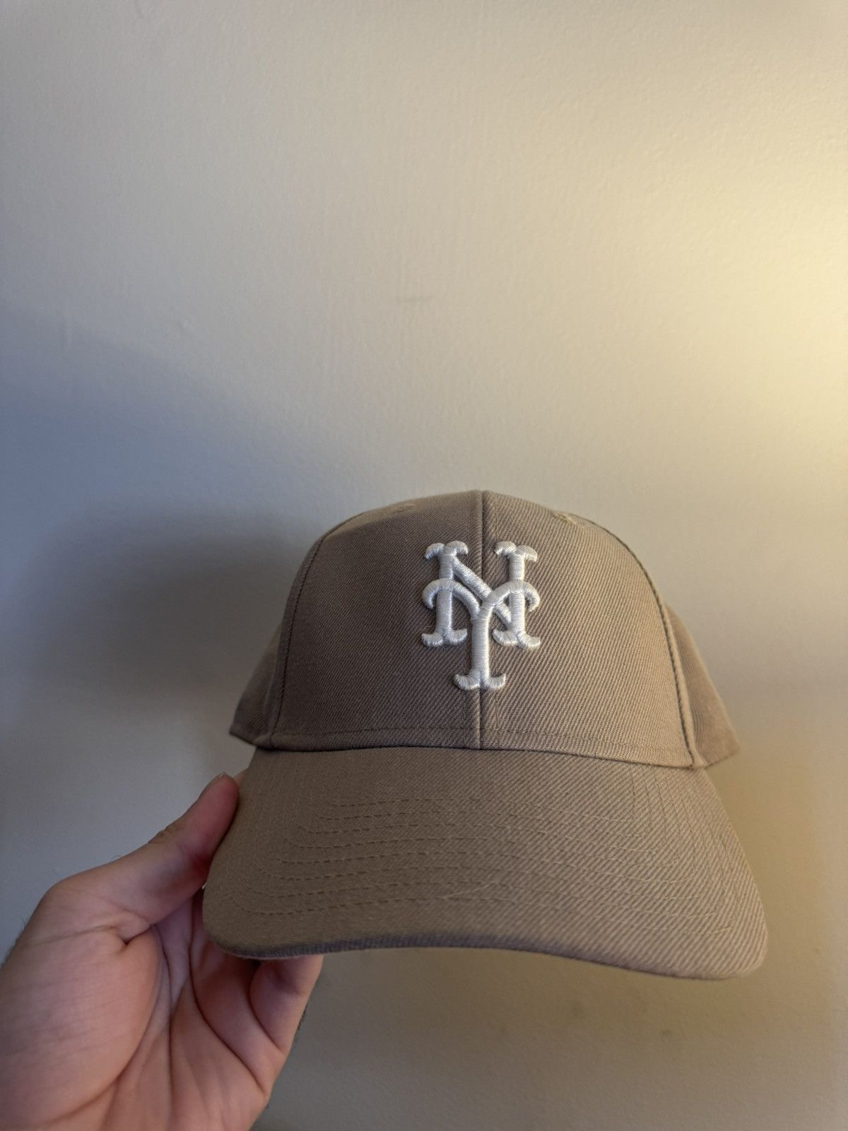 47 Brand 47’ brand beige mets baseball cap Size ONE SIZE - 1 Thumbnail