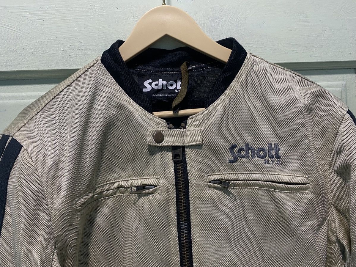 Schott Schott NYC Leather Motorcycle Jacket With Padding Size US M / EU 48-50 / 2 - 5 Thumbnail