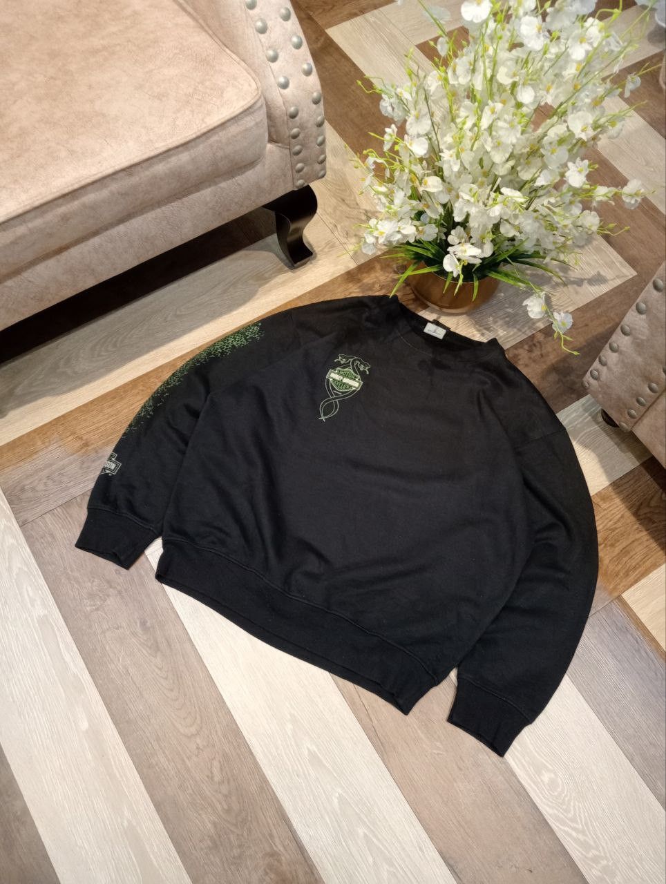 Harley Davidson VINTAGE HARLEY DAVIDSON 2013 H-D BRUNSWICK AUS SWEATSHIRT Size US L / EU 52-54 / 3 - 2 Thumbnail