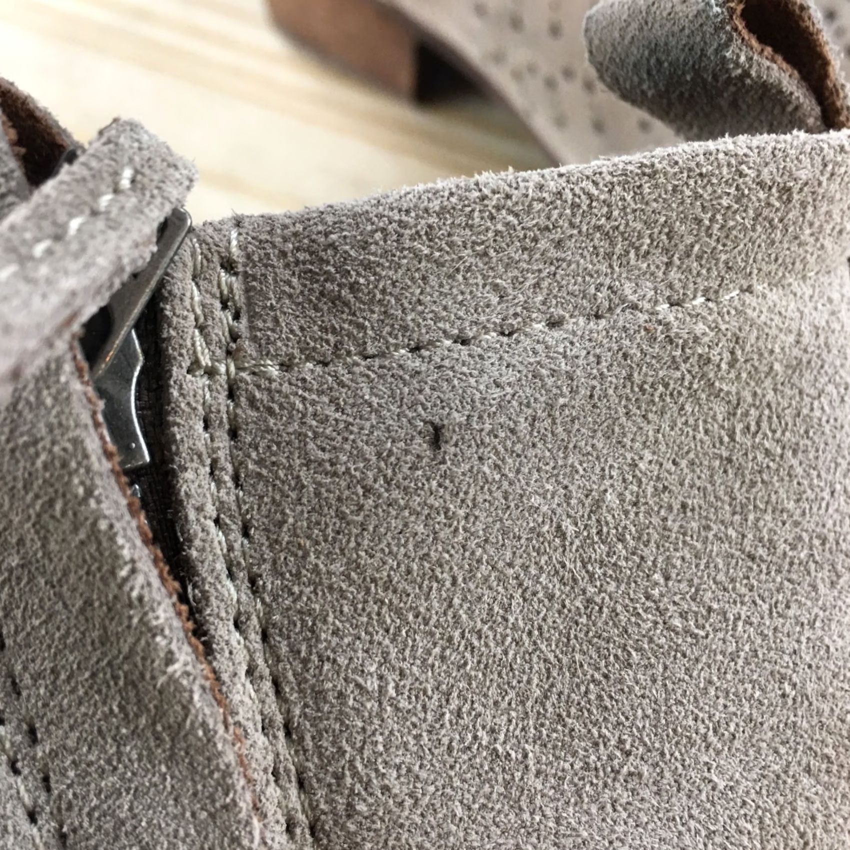 Toms TOMS Boots Womens 6.5 Deia Bootie Beige Perforated Casual Block Heels Ankle Top Boots Size M / US 6-8 / IT 42-44 - 5 Thumbnail