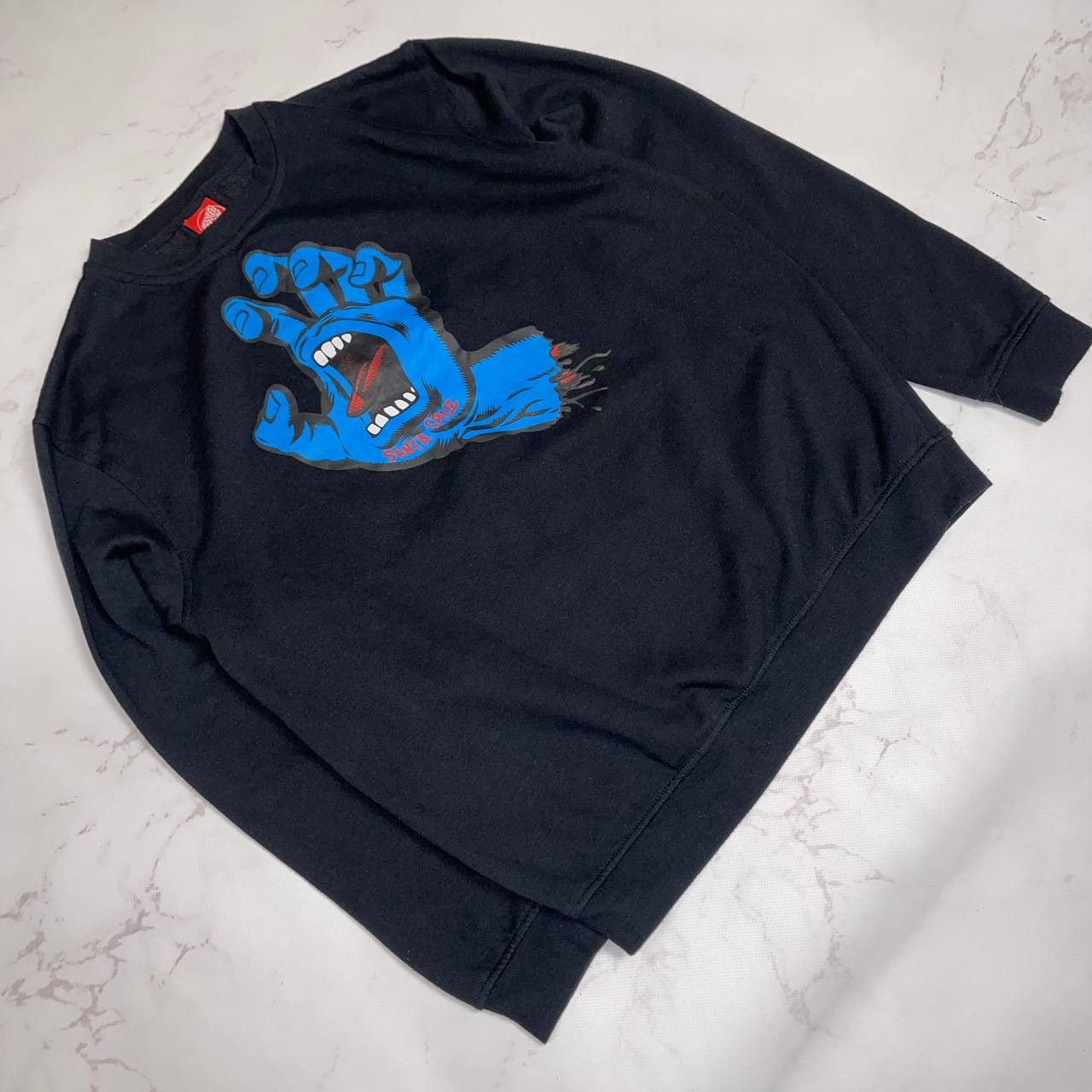 Santa Cruz Skateboards SANTA CRUZ SCREAMING HAND CREWNECK BLACK Size S Size US S / EU 44-46 / 1 - 2 Thumbnail