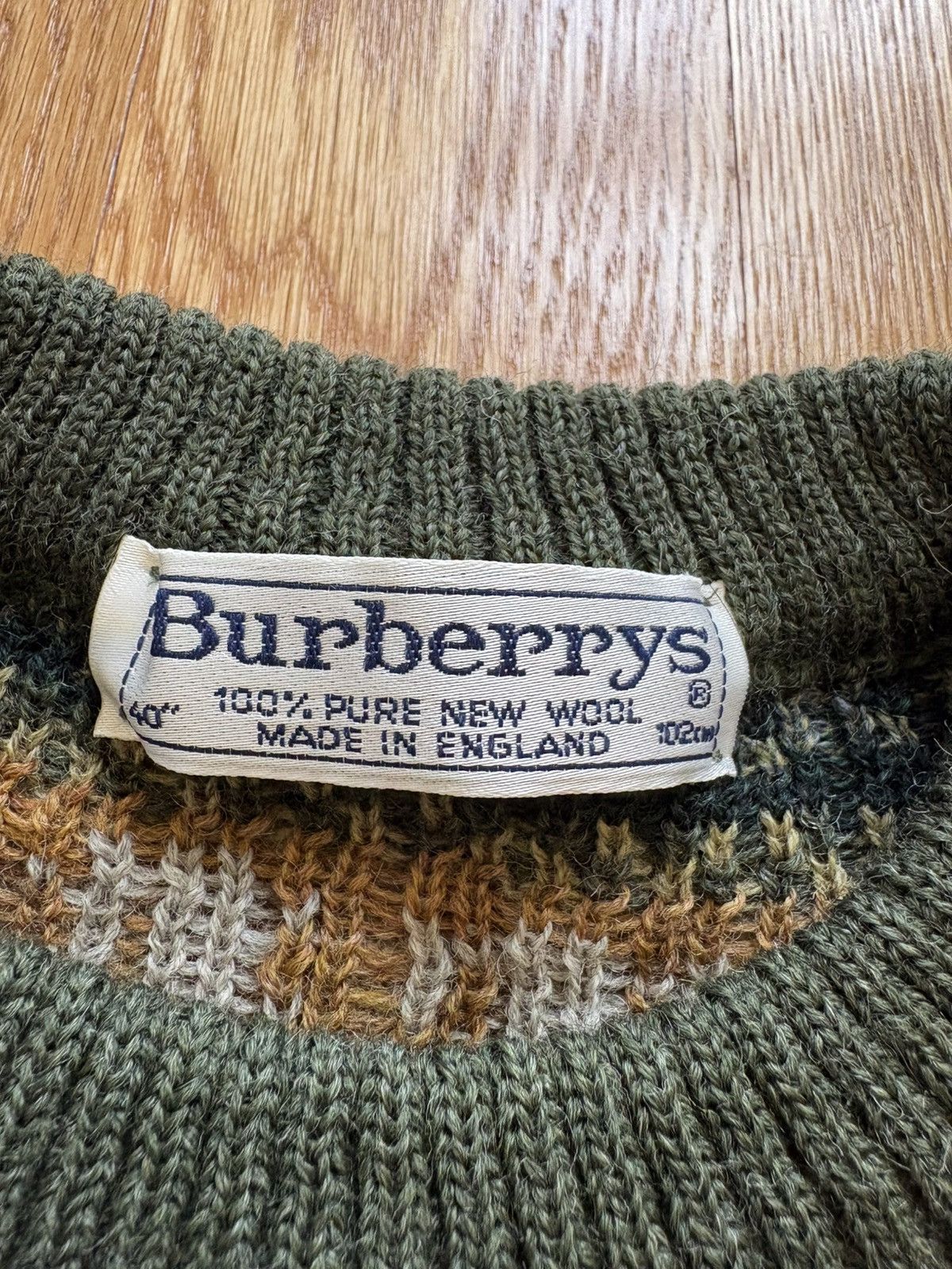 Burberry Burberry Vintage 90s Golf Logo Knit Wool Sweater 40 Medium Size US M / EU 48-50 / 2 - 4 Thumbnail