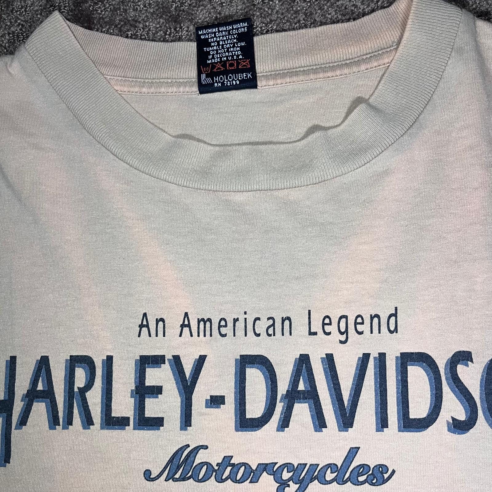 Harley Davidson 🏙️ Harley-Davidson Two-Tone Tee – Size XL Size US XL / EU 56 / 4 - 4 Thumbnail